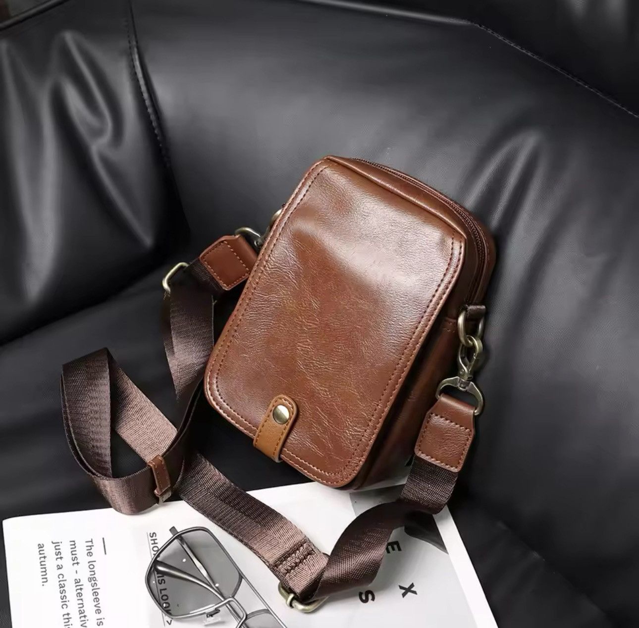 Japanese Brand Tote Vintage Shoulder Messenger Bag Size ONE SIZE - 2 Thumbnail