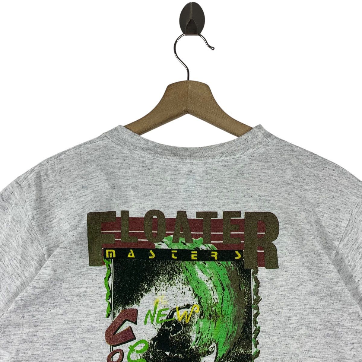 Vintage Vintage 90s COME EXPERT back hit big logo Surfing tee Size US L / EU 52-54 / 3 - 10 Thumbnail