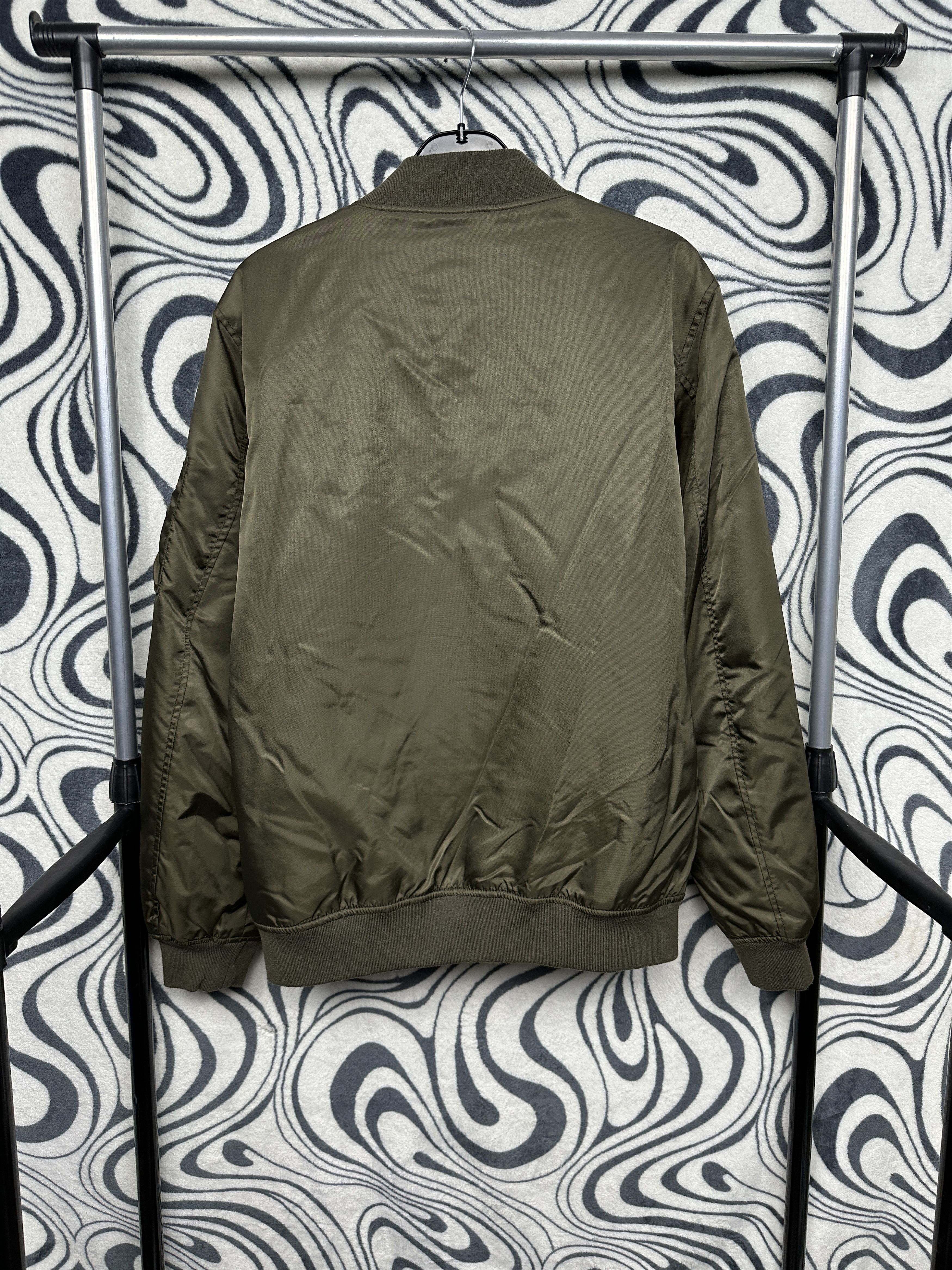 Vintage Vintage Mens Nylon MA1 Bomber Jacket Size US L / EU 52-54 / 3 - 5 Thumbnail