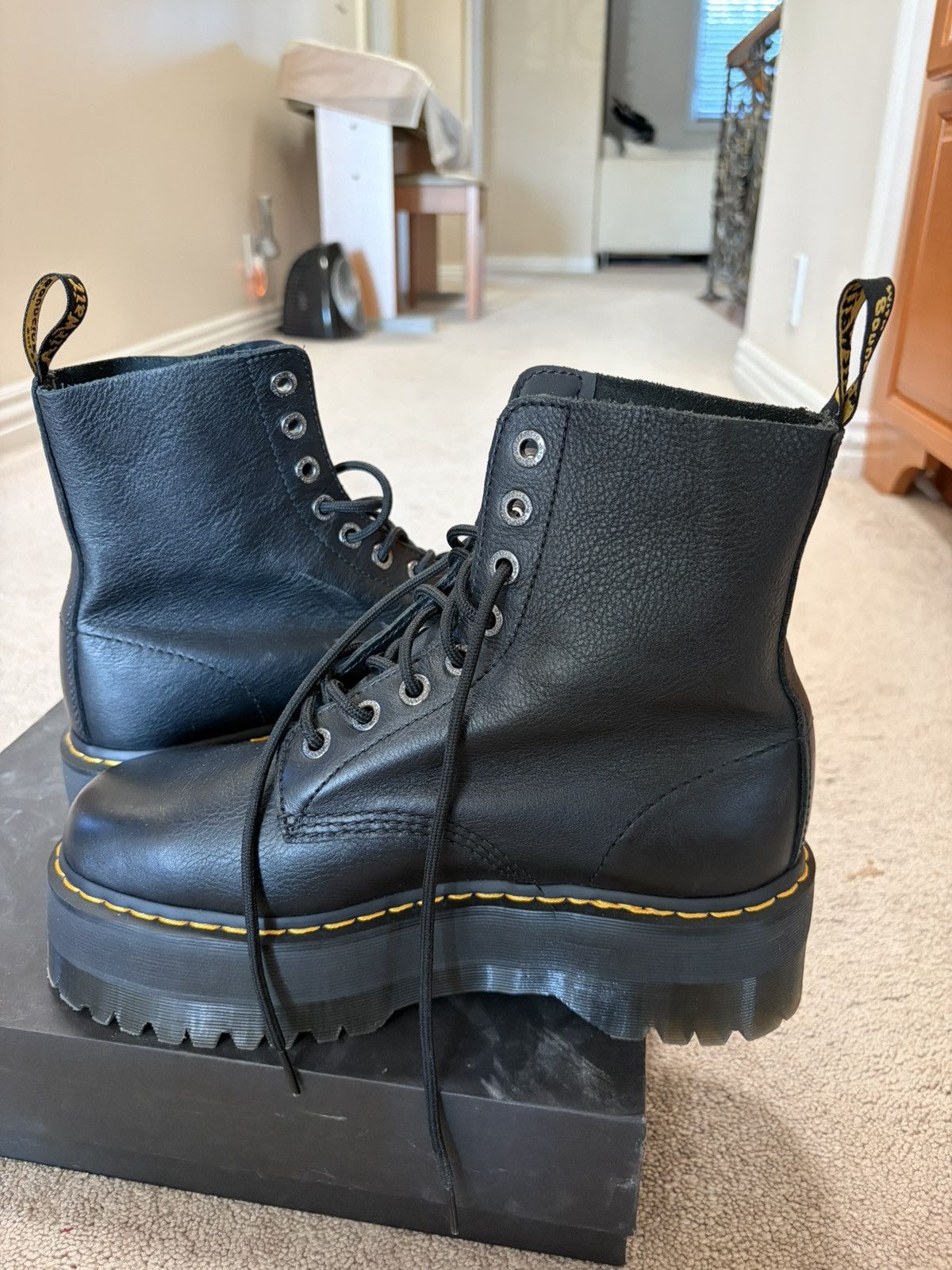 Dr. Martens Height Boosting Dr Martens Platform 1460 Pascal Max Boots Size US 11 / EU 44 - 1 Thumbnail