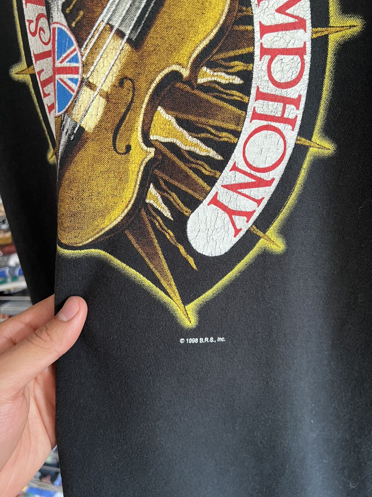 Band Tees 1998 British Rock Symphony Roger Daltrey The Whoo Tee Size US XL / EU 56 / 4 - 3 Thumbnail