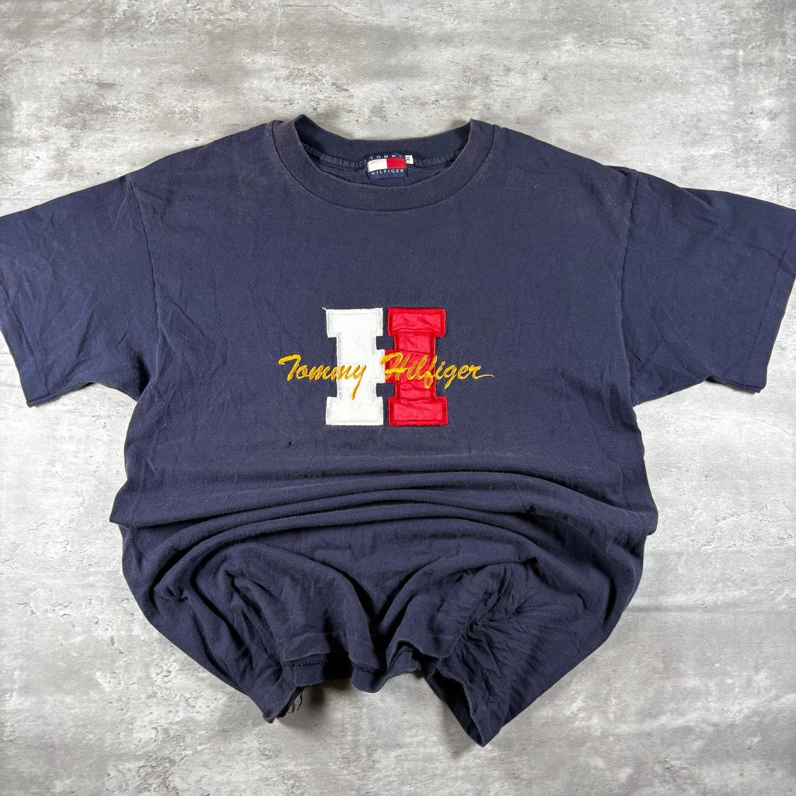 Tommy Hilfiger Vintage Tommy Hilfiger Single stitch tee Size US XL / EU 56 / 4 - 8 Thumbnail