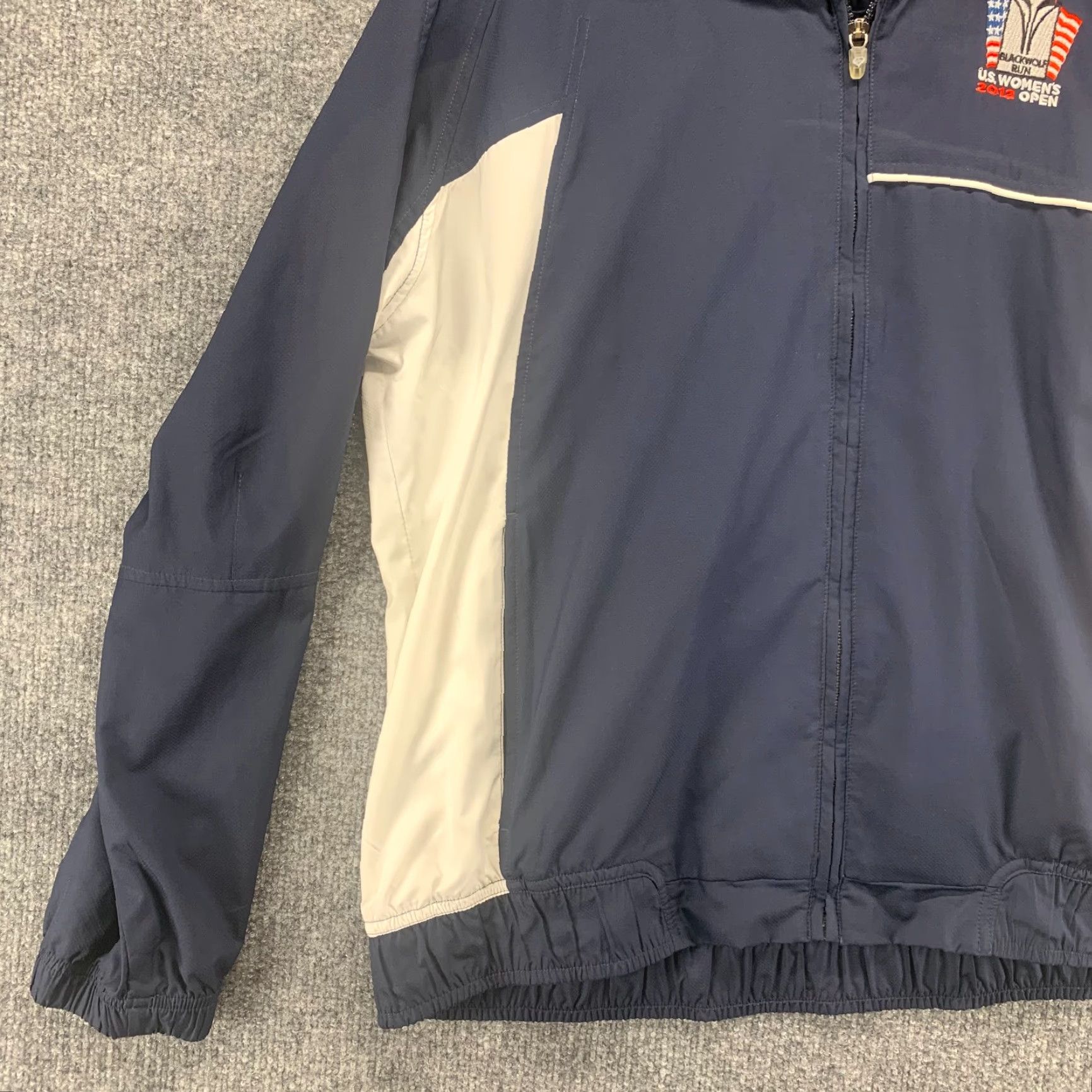 Vintage Kate Lord Jacket Womens XL Blue Windbreaker US 2012 Open Active Full Zip Lined Polyester Size XL / US 12-14 / IT 48-50 - 6 Thumbnail