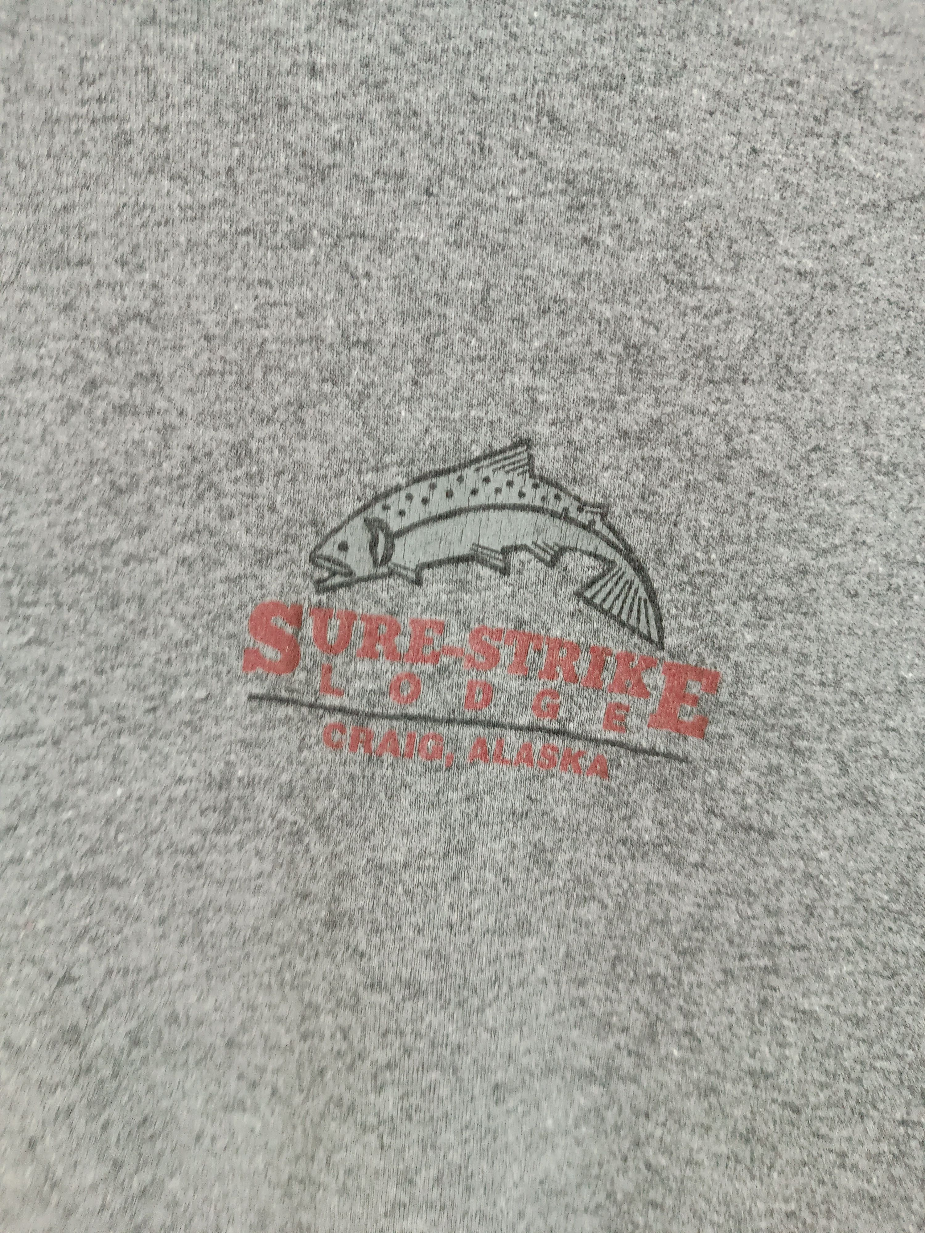Bass Pro Shops VINTAGE Y2K SURE STRIKE LODGE ALASKA TEE BASS PRO SHOP Size US M / EU 48-50 / 2 - 9 Thumbnail