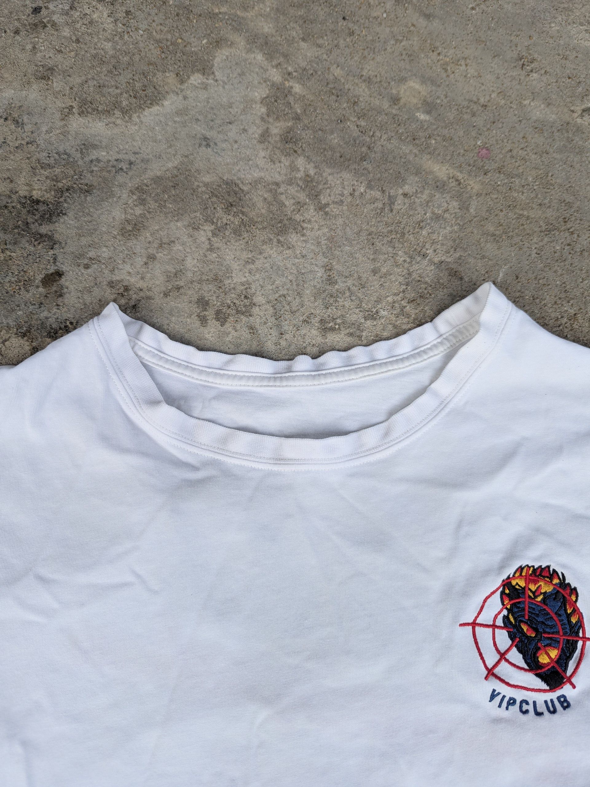 Japanese Brand Vintage Vip Club Bomber Squadron Demon Embroidered T Shirt Size US S / EU 44-46 / 1 - 5 Thumbnail