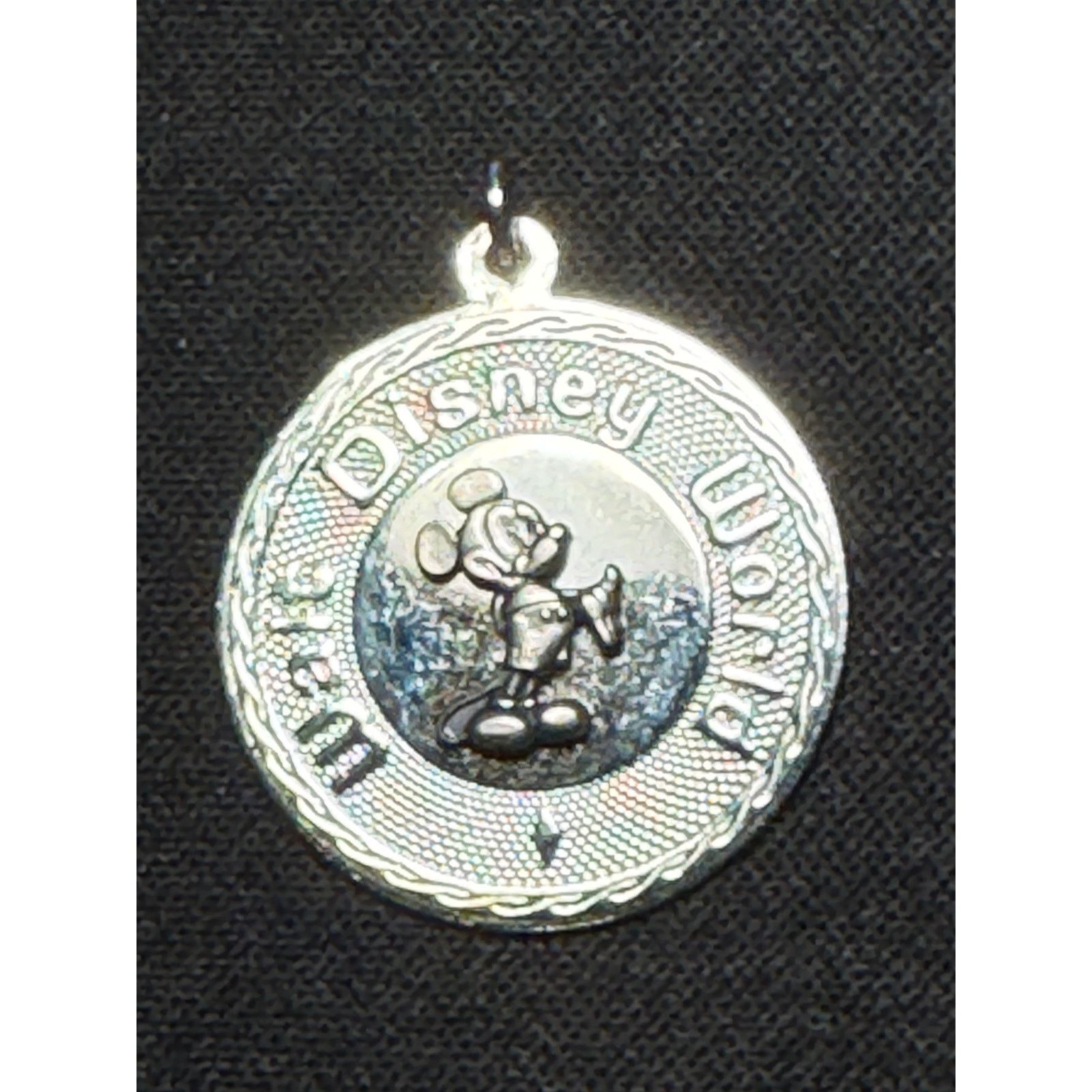 Disney Sterling Vintage Walt Disney World Mickey Pendant Size ONE SIZE - 2 Thumbnail