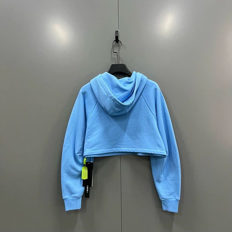 Loewe LOEWE Blue leather logo short jacket Size M / US 6-8 / IT 42-44 - 2 Thumbnail