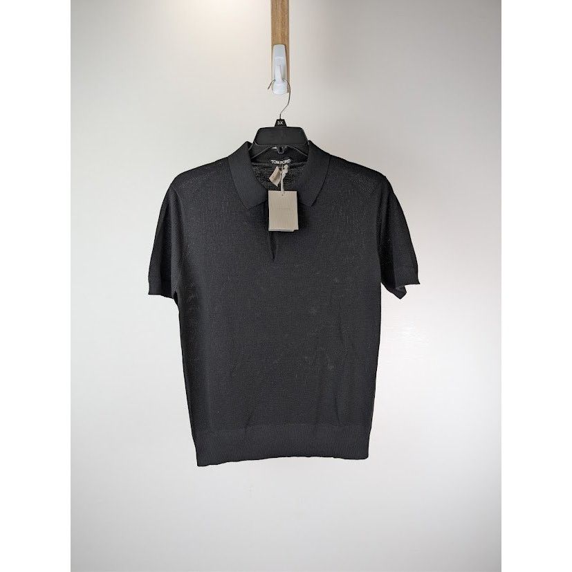 Tom Ford o1rshd1 Polo Shirt in Black Size US M / EU 48-50 / 2 - 1 Thumbnail