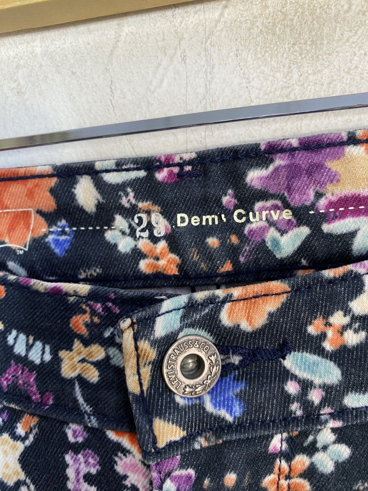Levi's Levi’s Demi Curve Modern Rise Skinny Jeans Multicolour Flora Size 32" / US 10 / IT 46 - 8 Thumbnail