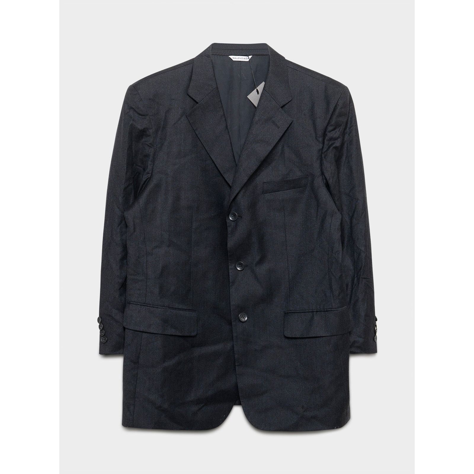 Balenciaga Padded Shoulder Blazer Size US L / EU 52-54 / 3 - 1 Thumbnail