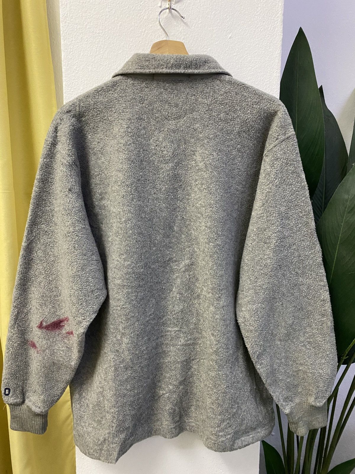 Polo Ralph Lauren × Ralph Lauren × Vintage Vintage Polo Sport Ralph Lauren Collared Fleece Sweatshirt Size US M / EU 48-50 / 2 - 10 Thumbnail