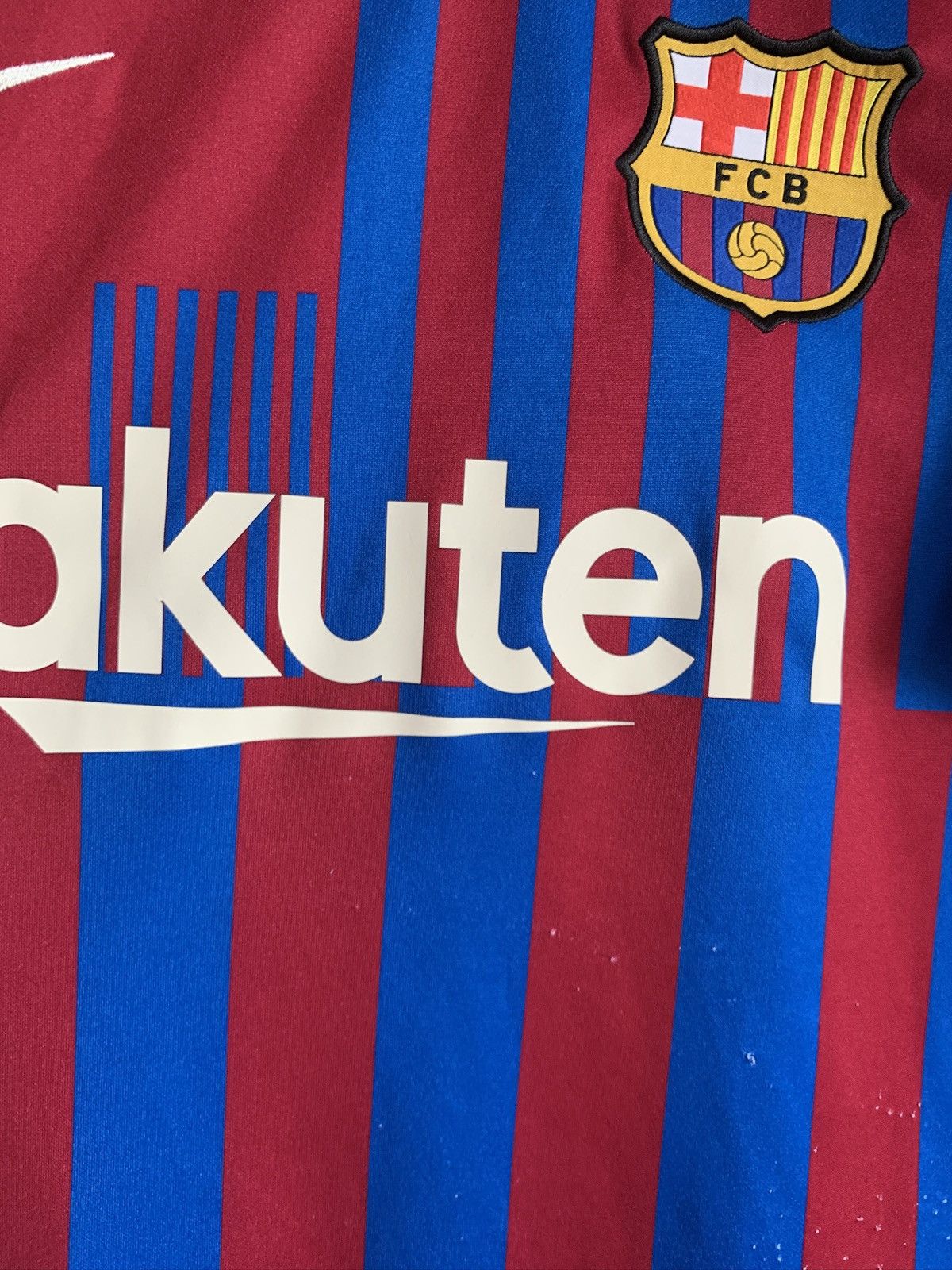 Nike Barcelona 21/22 Home Football Shirt Nike Soccer Jersey Sz S Size US S / EU 44-46 / 1 - 9 Thumbnail