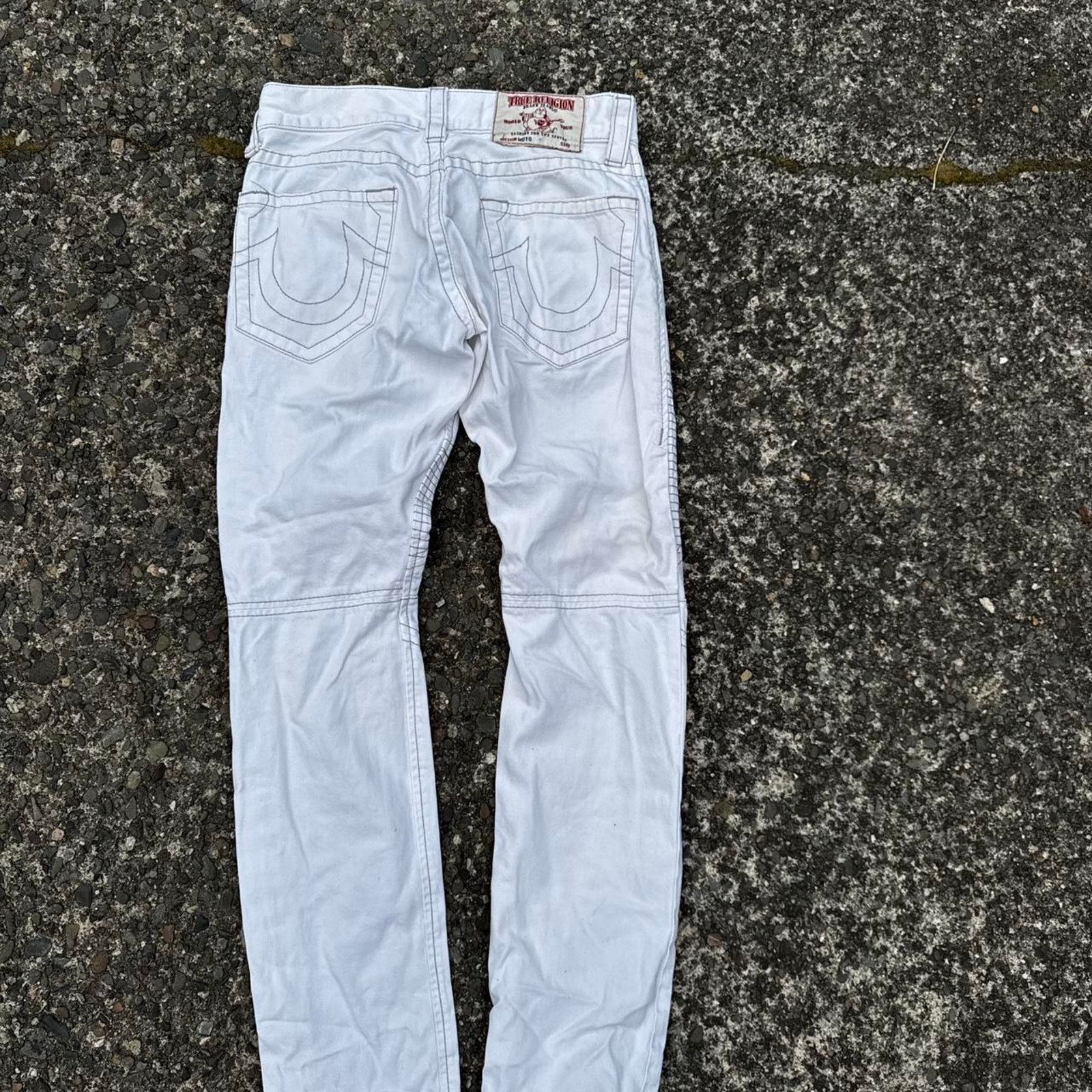 True Religion Women’s True Religion Moto Jeans – Size 28 Size 28" / US 6 / IT 42 - 2 Thumbnail