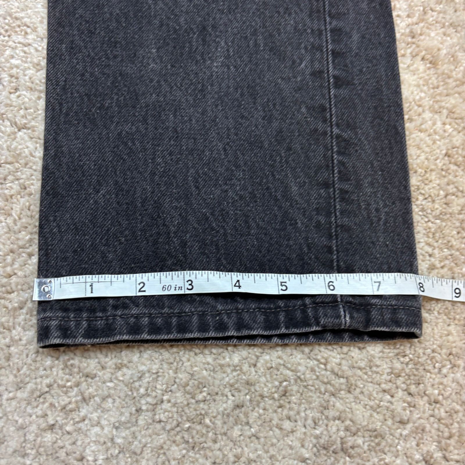 Levi's × Vintage Vintage 90s Levi's 501 Straight Leg Black Denim Jeans 33x36 Size US 33 - 9 Thumbnail