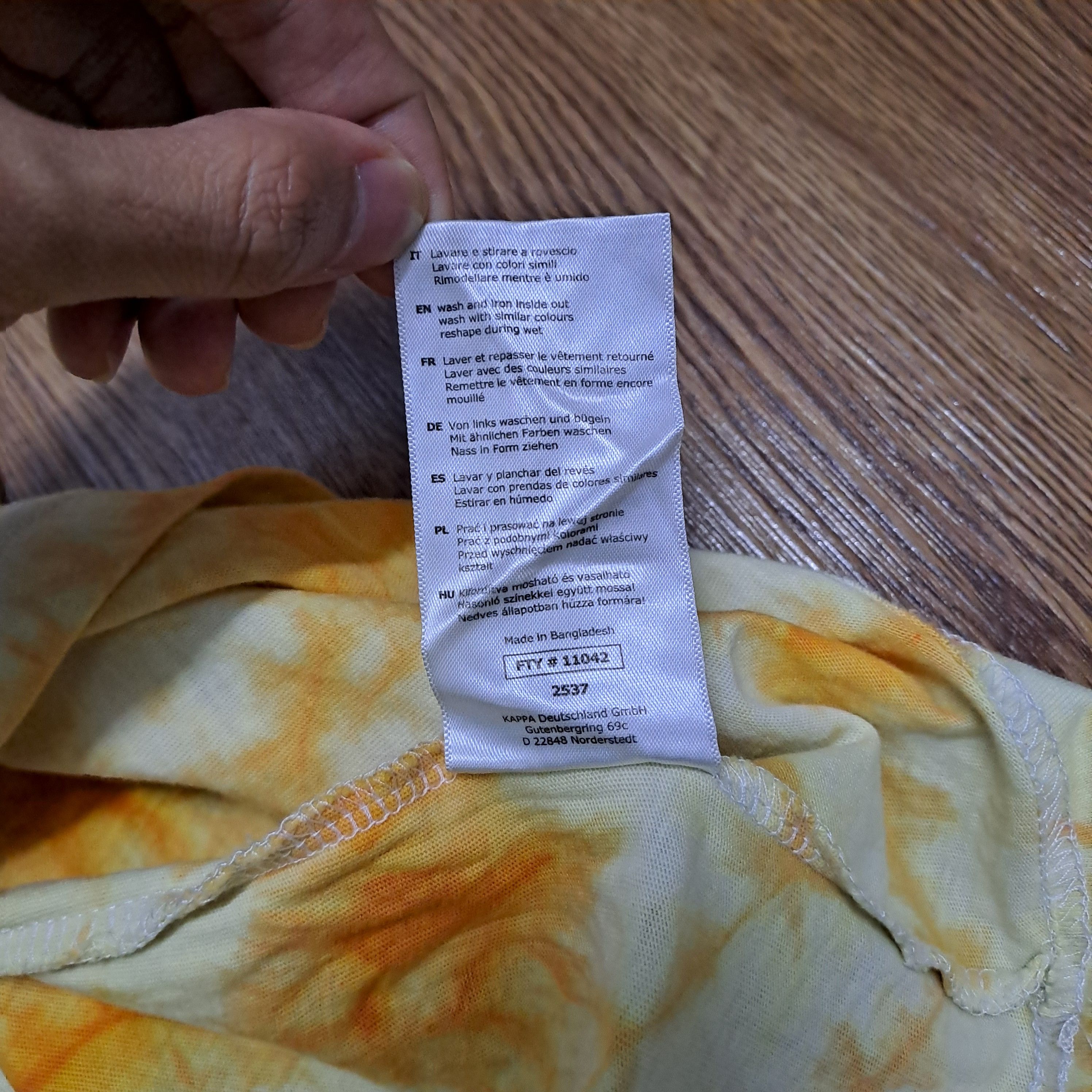 Kappa Kappa Tie Dye T Shirt Size US M / EU 48-50 / 2 - 6 Thumbnail
