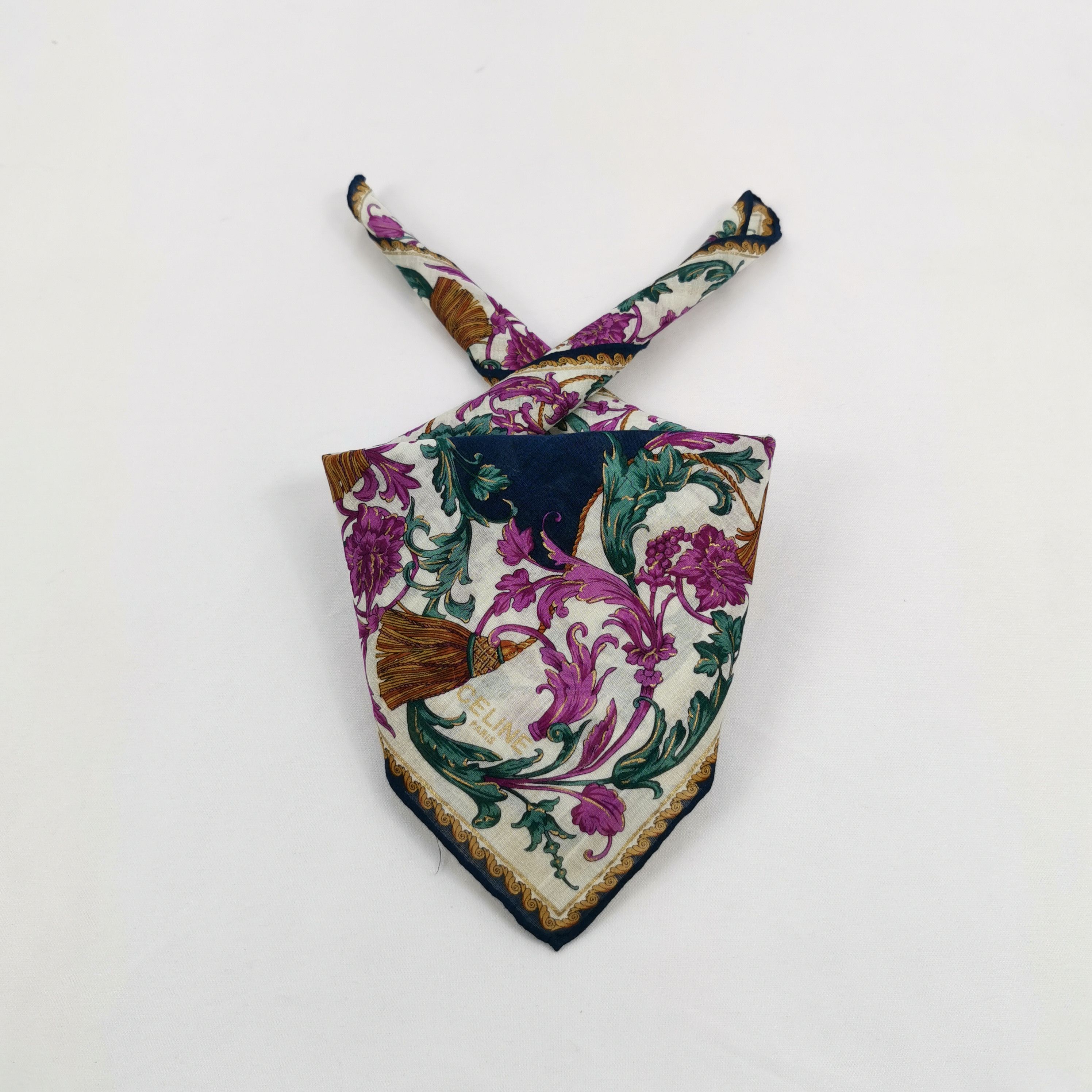 Celine Vintage Celine Handkerchief Neckerchief Bandana Size ONE SIZE - 1 Thumbnail