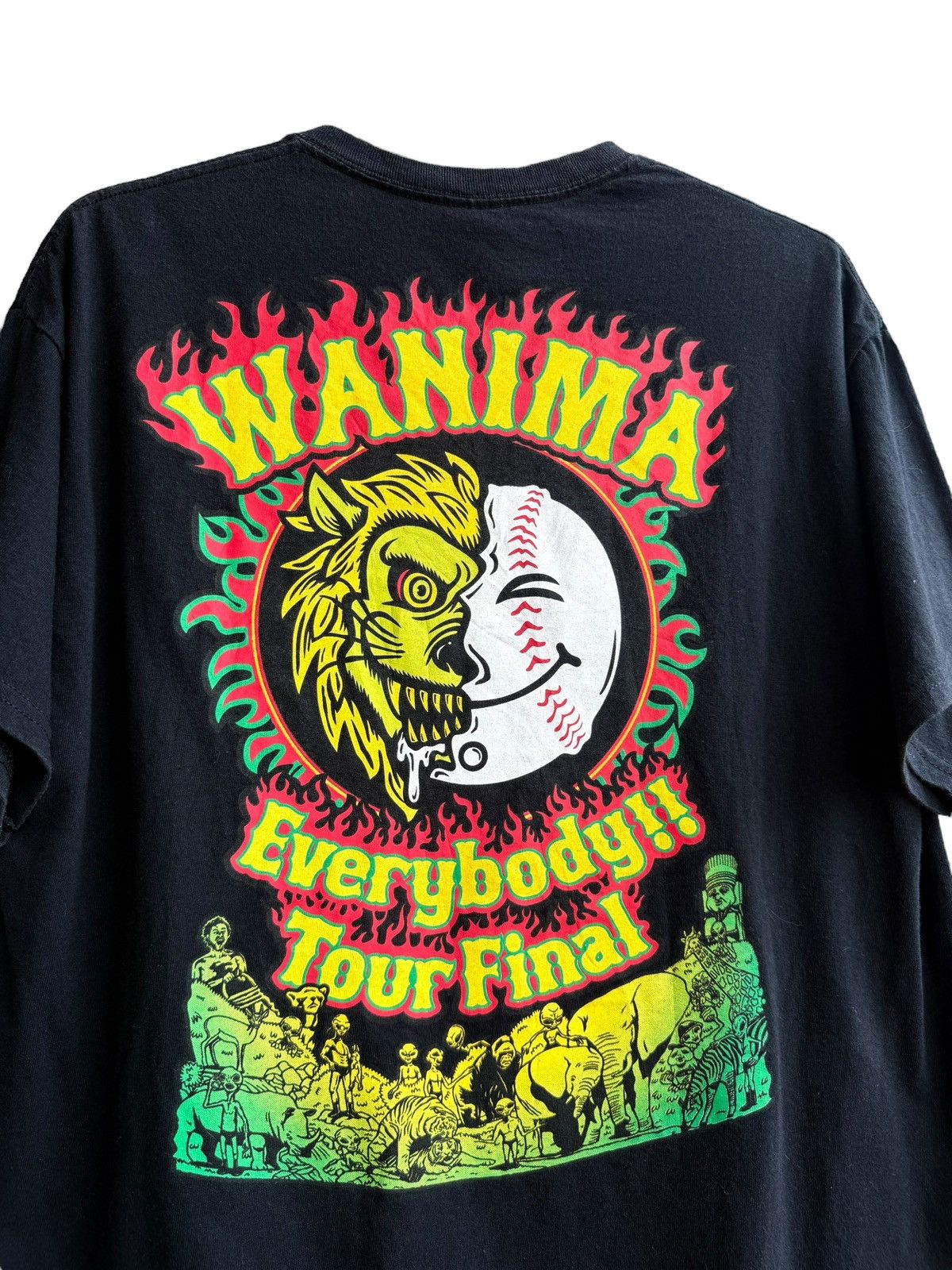 Gildan WANIMA No Image Felt Thing Japanese Punk Rock Band Tee Size US L / EU 52-54 / 3 - 8 Thumbnail