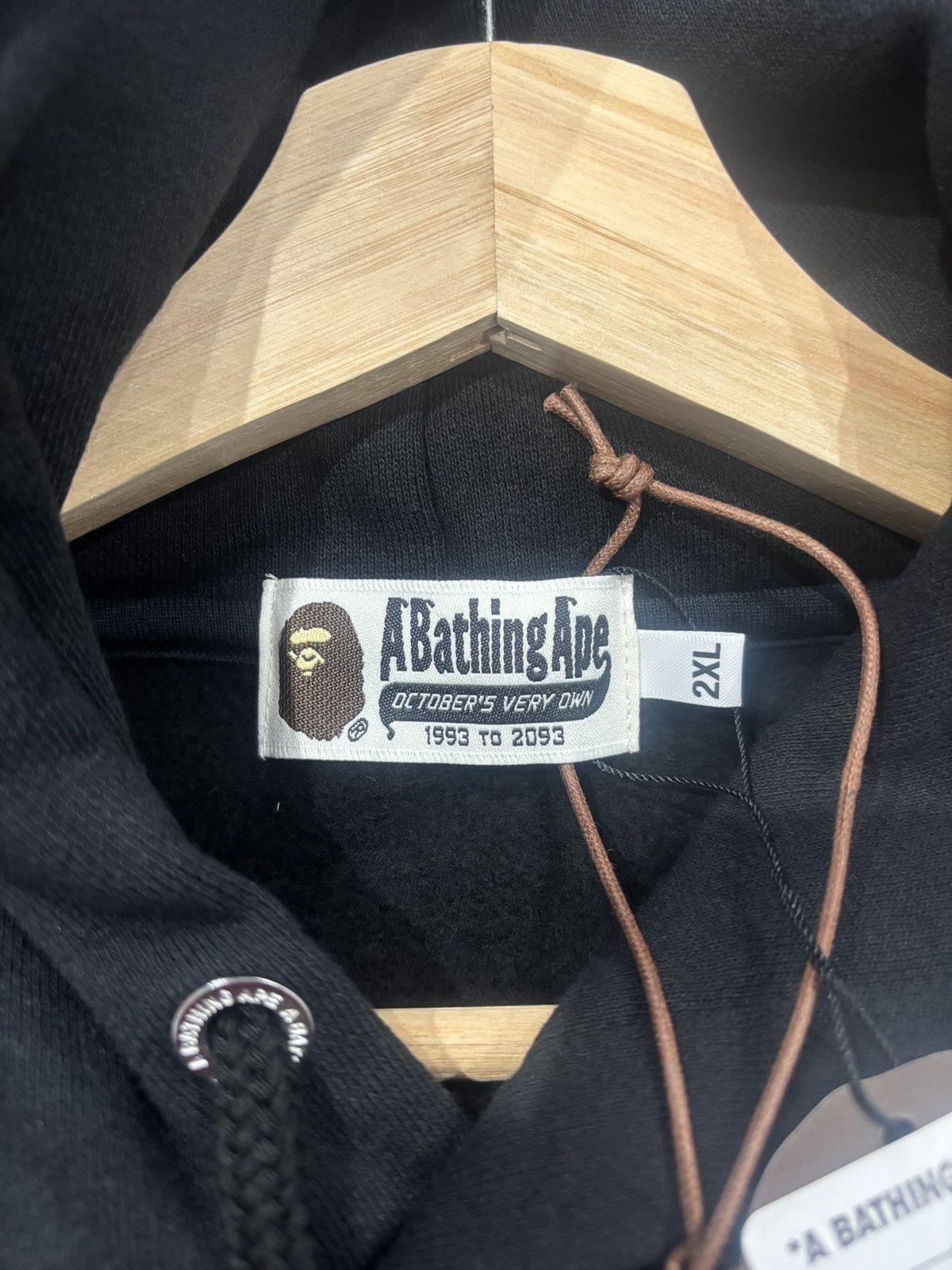 Bape × October's Very Own BAPE x OVO Pullover Hoodie Black Size: XXL Size US XXL / EU 58 / 5 - 6 Thumbnail