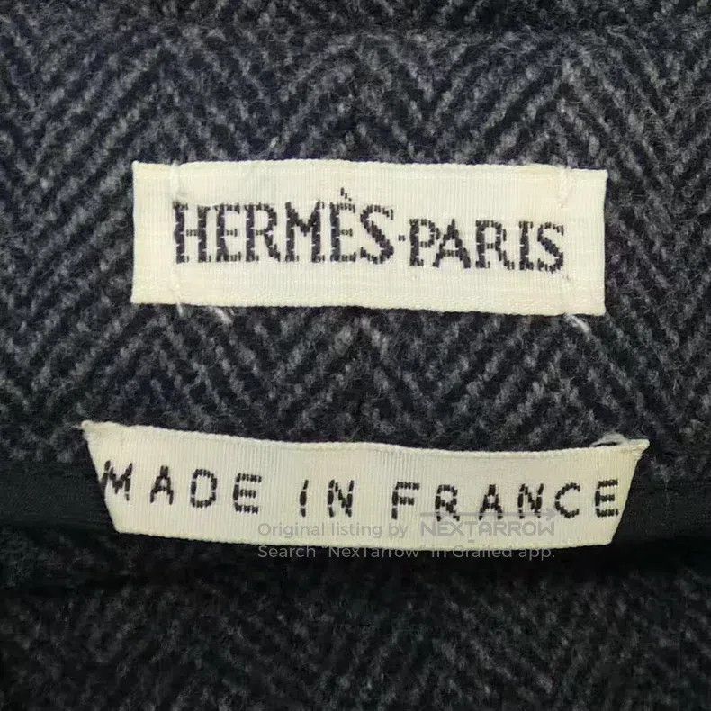 Hermes Hermes Cashmere Wool Blend Double-Sided Zipper Pants with Size 42" / US 20 - 7 Thumbnail