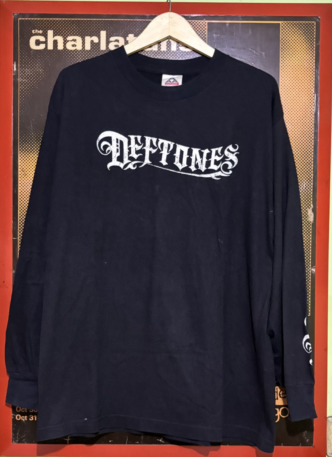 Band Tees Vintage 90s Deftones Long Sleeve korn slipknot Size US L / EU 52-54 / 3 - 4 Thumbnail