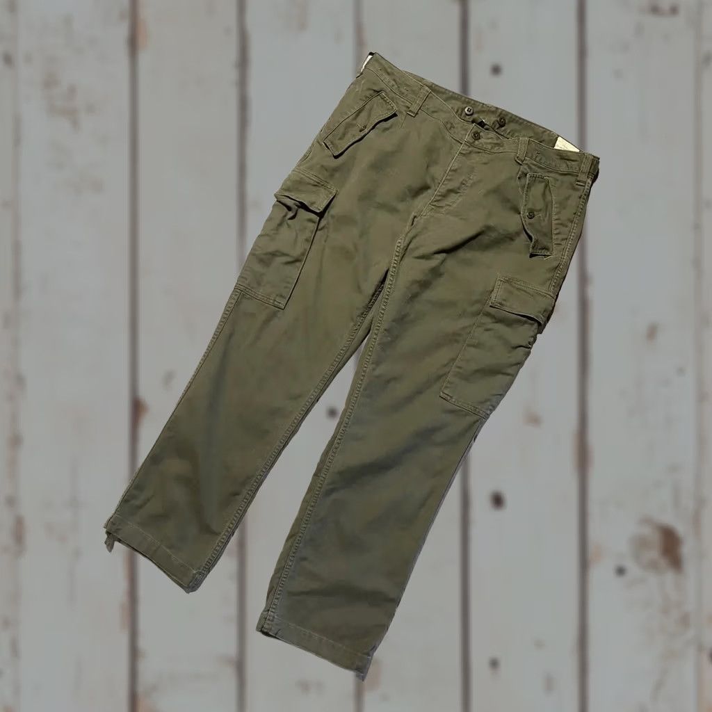 Ralph Lauren VINTAGE Denim & Supply Ralph Lauren Cargo Pants Army USA Men Green 38x30 Cargo Mens Size US 38 / EU 54 - 1 Thumbnail
