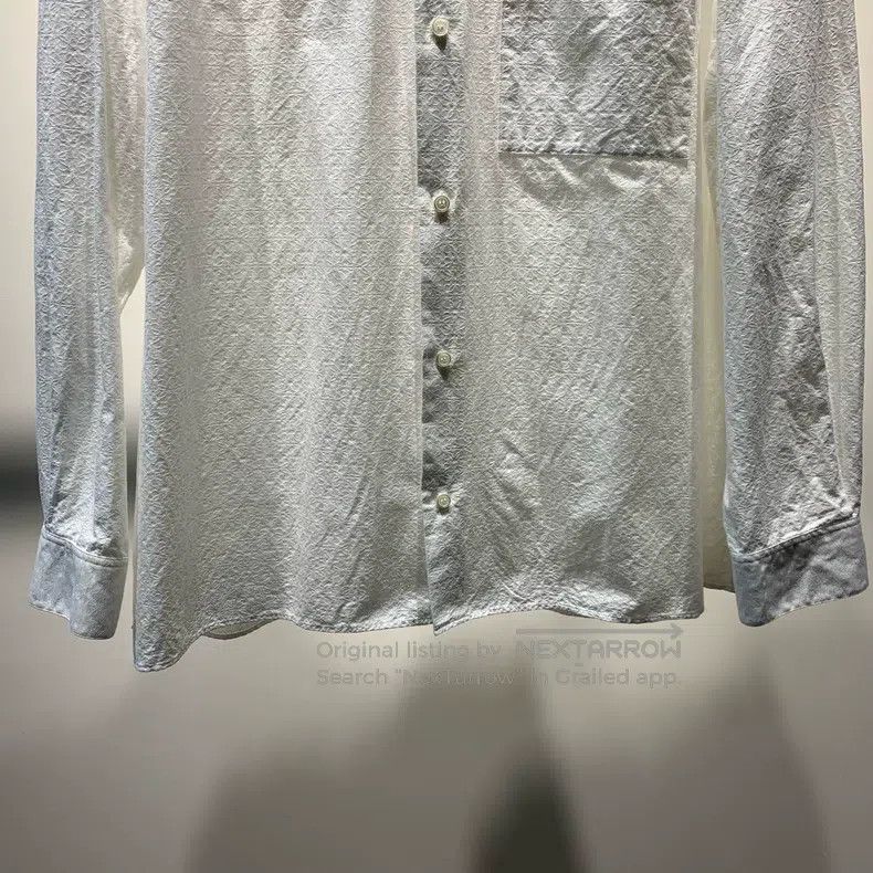 Loewe Loewe Dark Pattern Full Print Long Sleeve Shirt Size S / US 4 / IT 40 - 4 Thumbnail