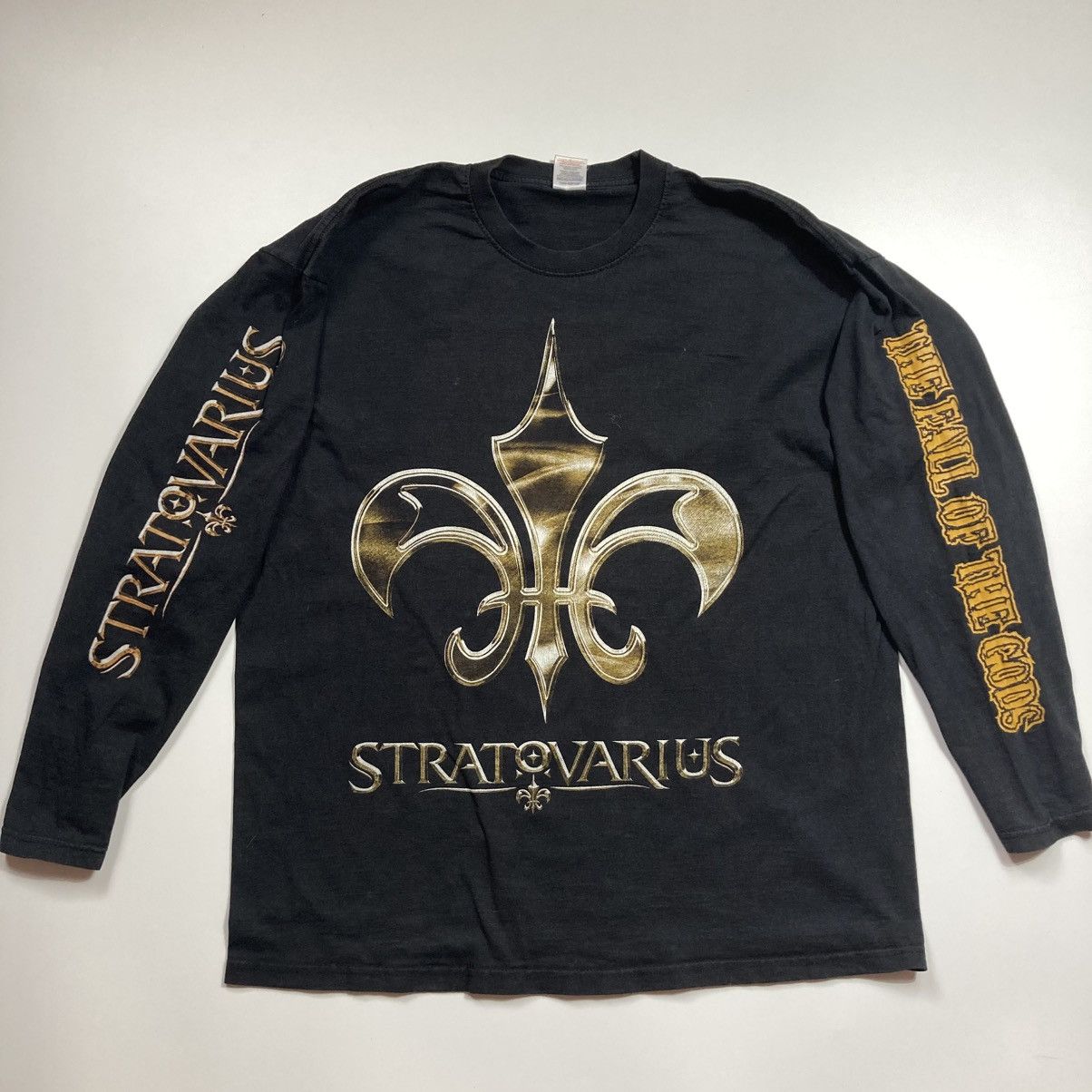 vintage stratovarius finnish power metal rock band tee