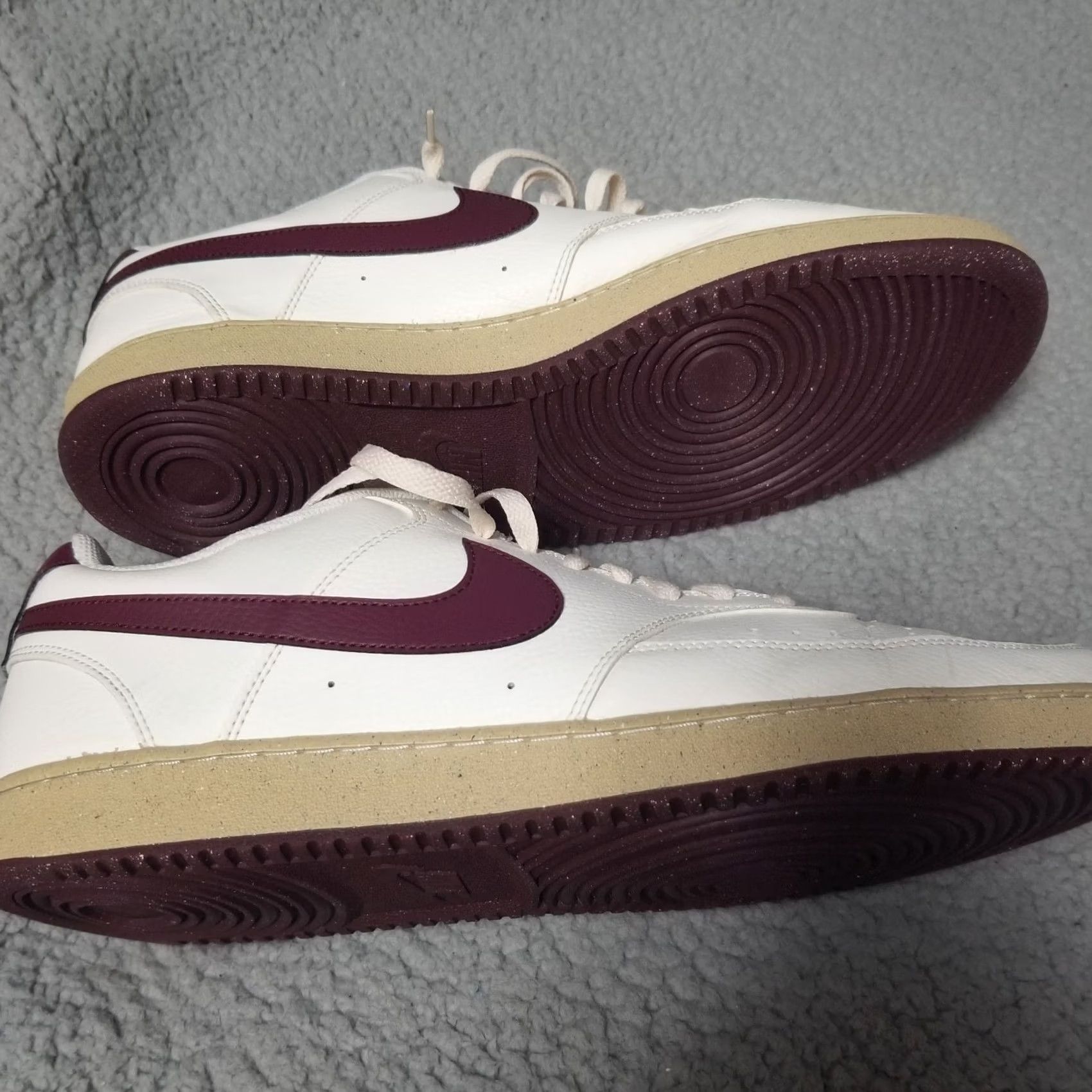 Nike Nike Court Vision Low NN Next Nature Sail-Dark Beetroot-White Size 15 FB8942-133 Mens Shoes Size US 15 / EU 48 - 2 Thumbnail
