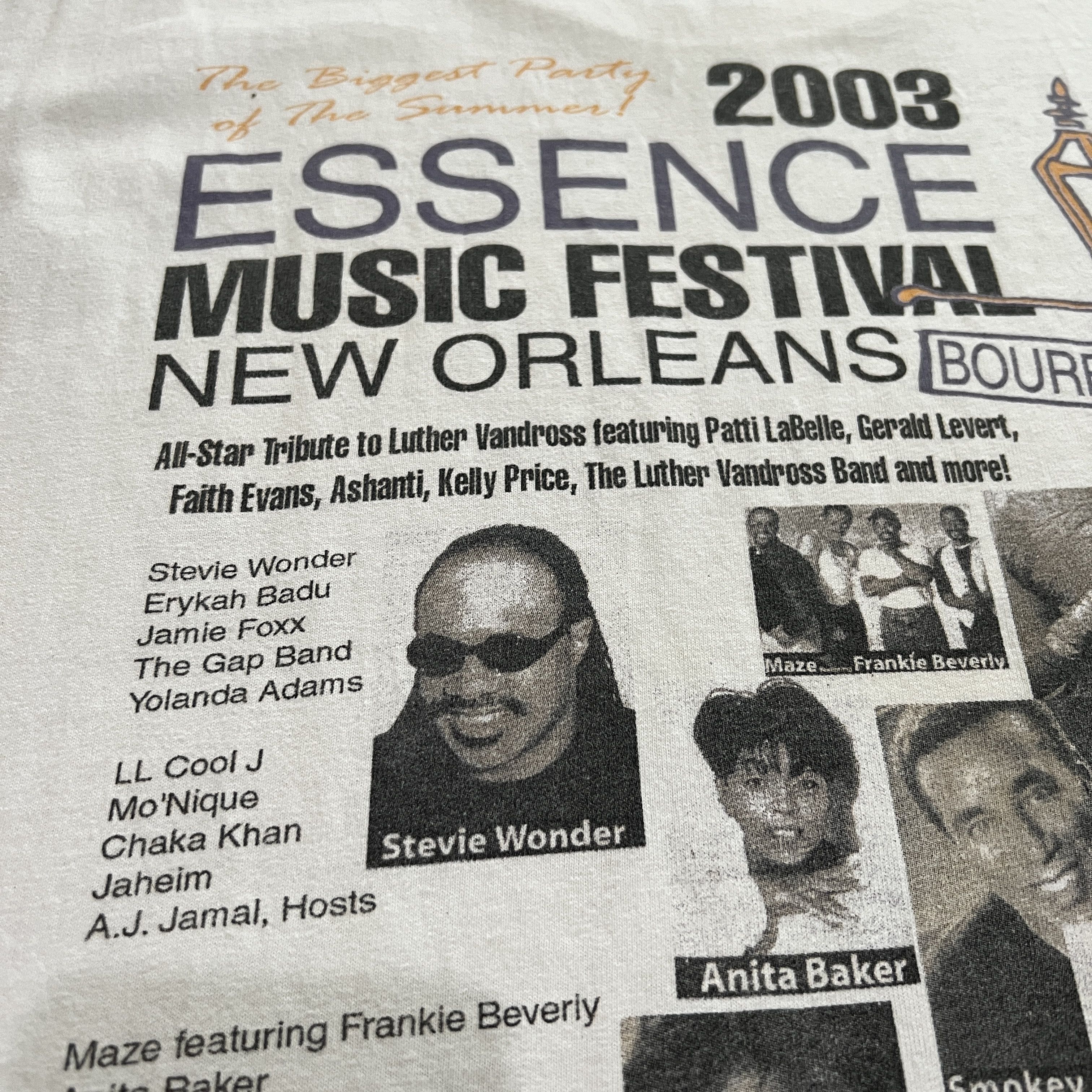 Band Tees 2003 Essence Festival R&B Erykah Badu Ll Cool J Mo'Nique Size US L / EU 52-54 / 3 - 4 Thumbnail