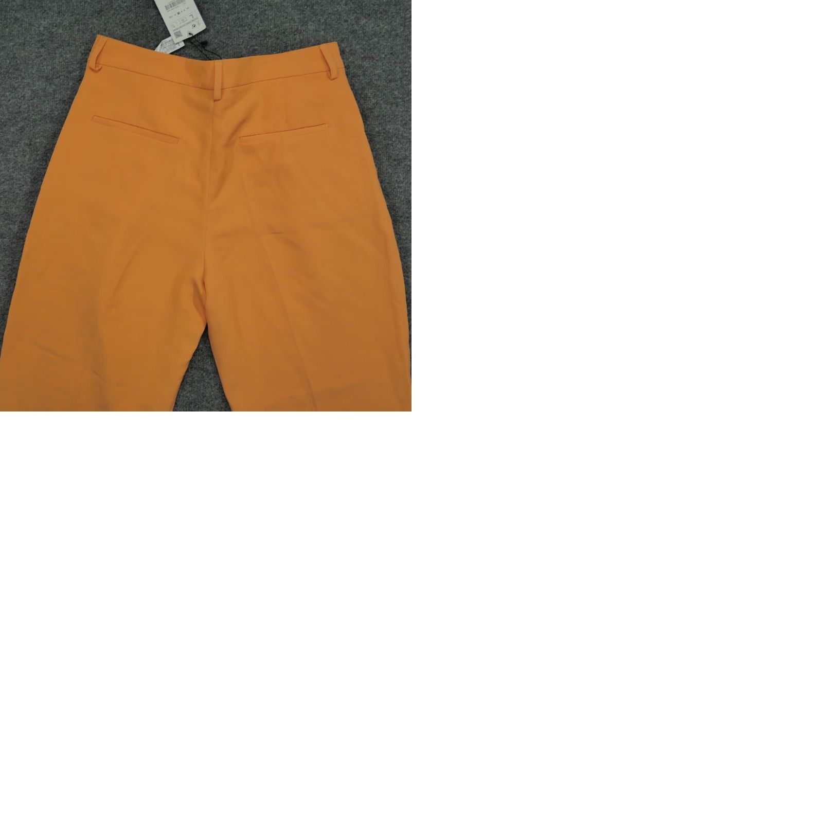 Zara Zara Pants Womens Large Orange Wide Leg Baggy Pleated 33x32 Slacks Size 24" / US 00 / IT 34 - 9 Thumbnail