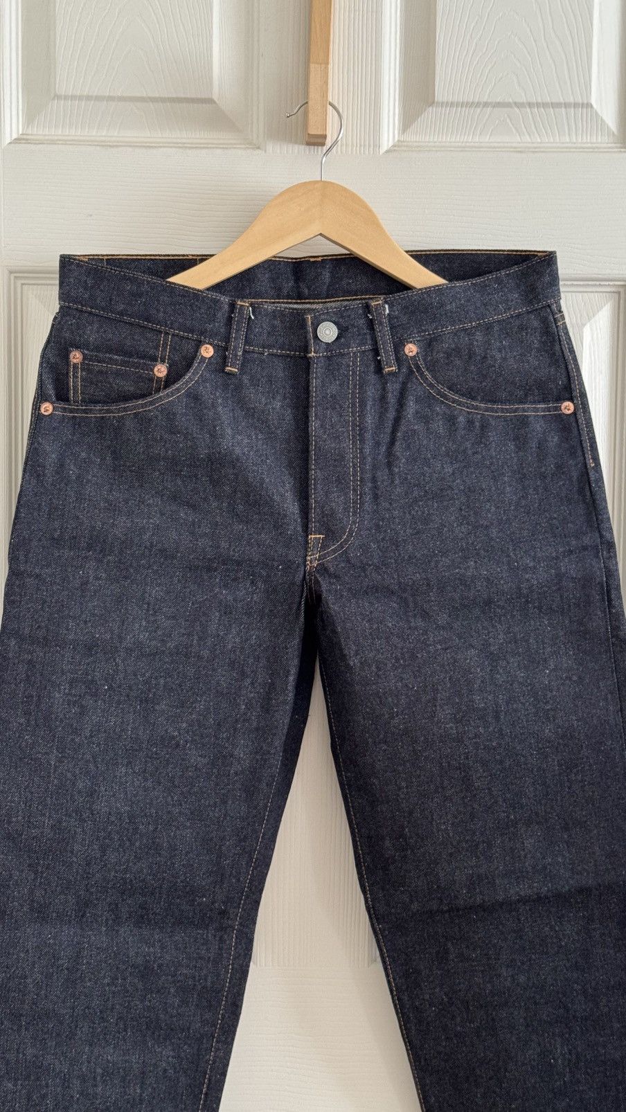 The Real McCoy's THE REAL McCOYS - JOE McCOY Lot 991 TAPERED SELVEDGE DENIM Size US 31 - 3 Thumbnail