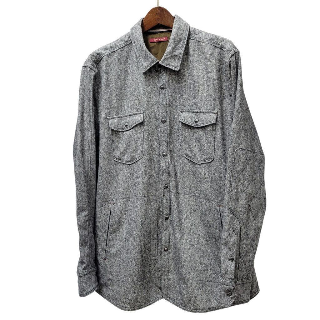 Other Jeremiah Gray Canvas Wool-Blend Shirt Jacket XL Men's $155 Size US XL / EU 56 / 4 - 5 Thumbnail
