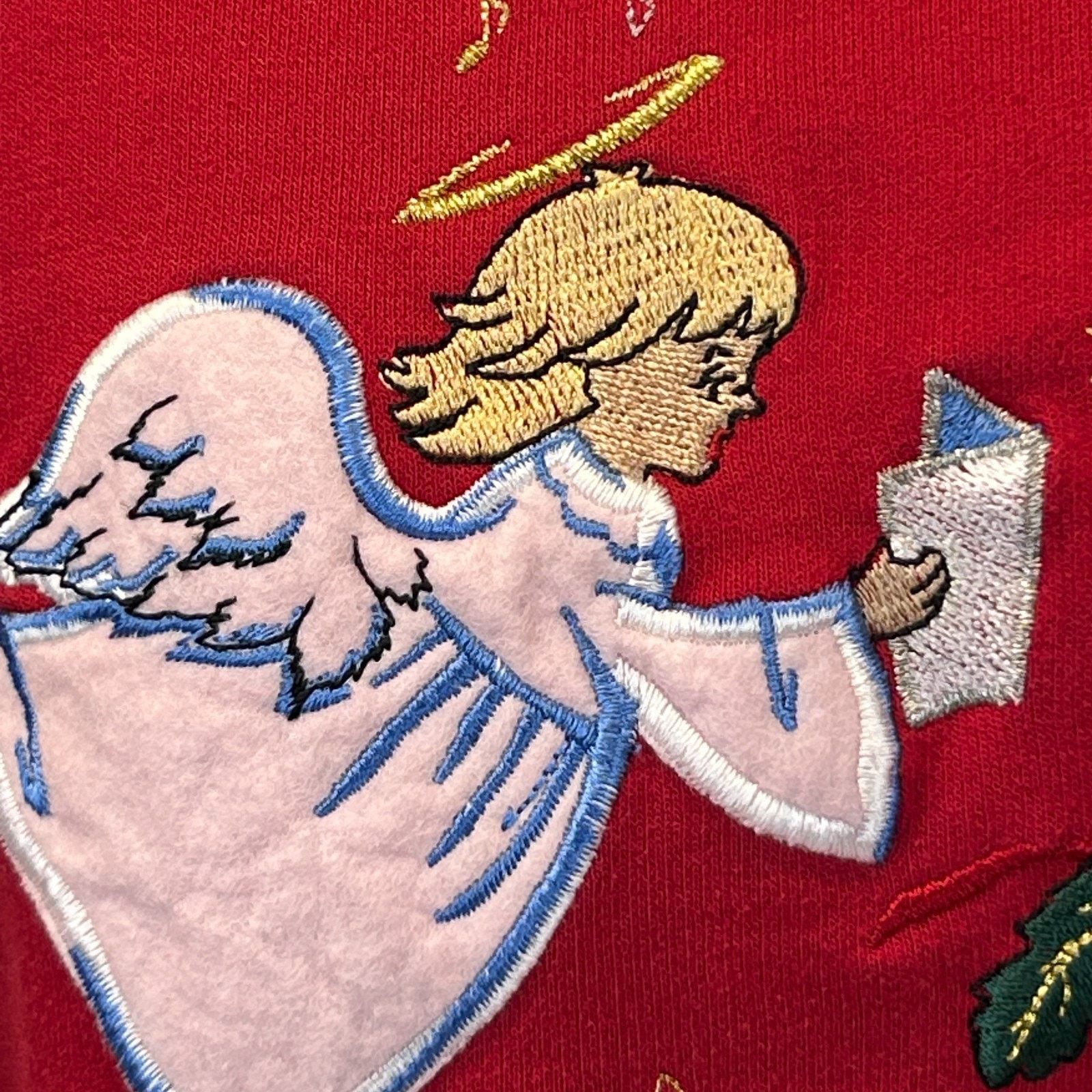 Vintage Vintage 90s Silent Night Cute Christmas Sweatshirt M Medium Size M / US 6-8 / IT 42-44 - 5 Thumbnail