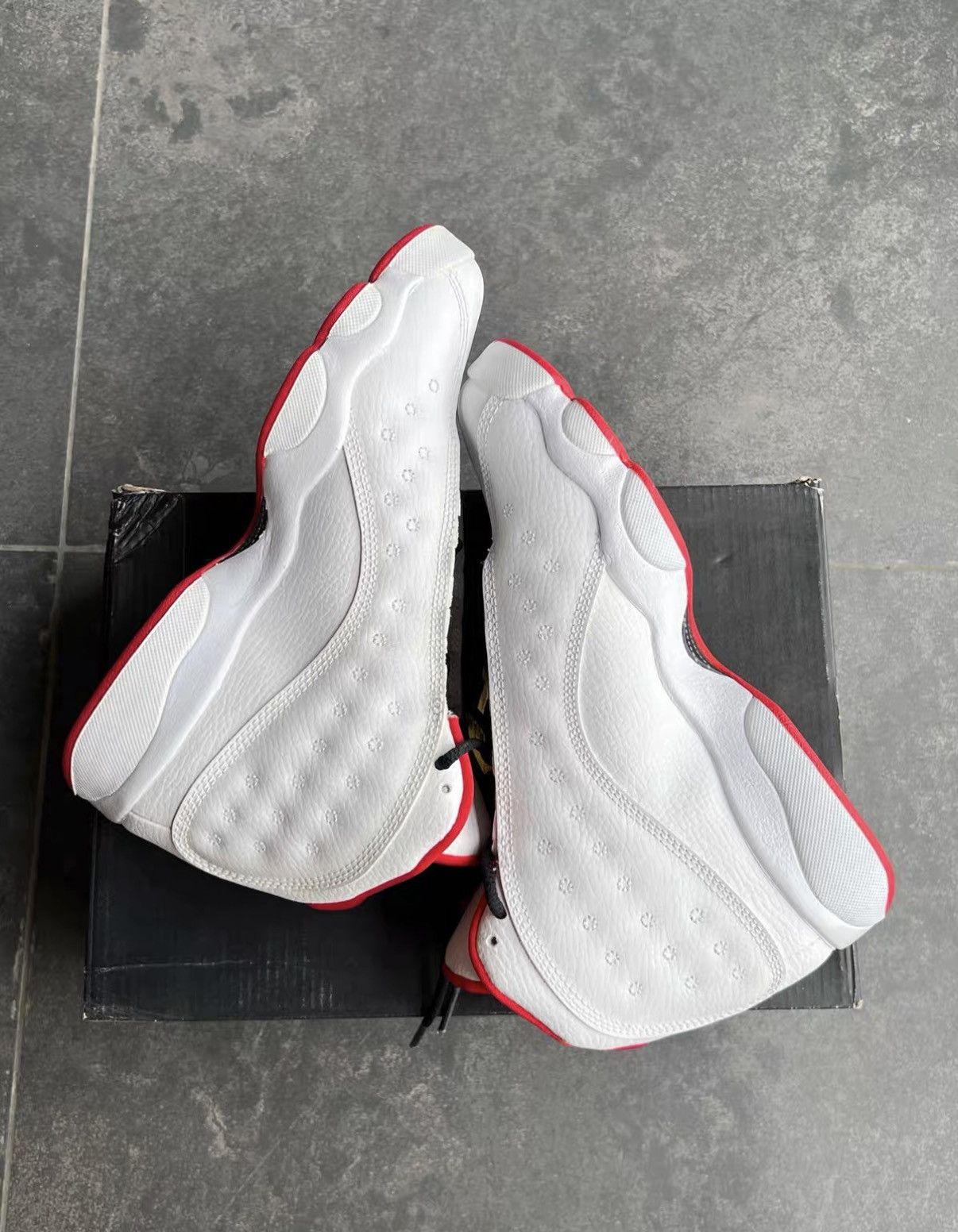 Jordan Brand Air Jordan 13 White Red J42 Size US 5.5 / EU 38 - 5 Thumbnail