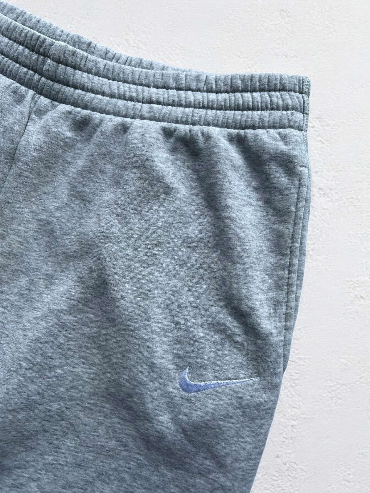 Nike × Vintage NIKE GREY SWEATPANTS HEAVY COTTON TRACK PANTS VINTAGE WIDE Size US 34 / EU 50 - 4 Thumbnail