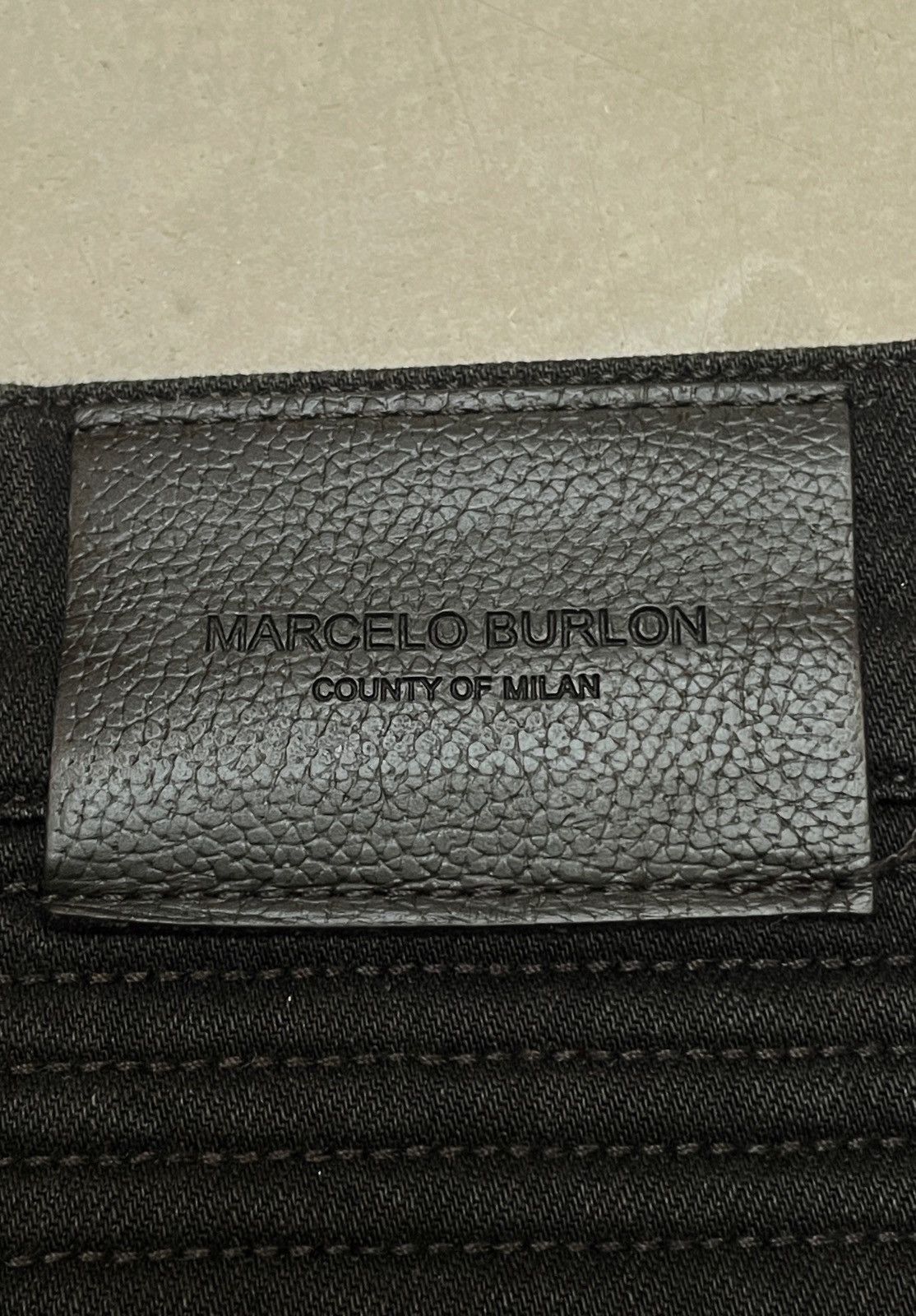 Marcelo Burlon Marcelo Burlon Distressed Black Denim Jeans 30 Italy Size US 30 / EU 46 - 2 Thumbnail