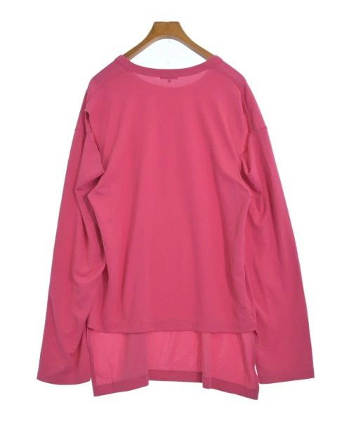Comme des Garcons Homme Plus T-Shirts Long Sleeve Crewneck Pullover Polyester Pink Size US M / EU 48-50 / 2 - 2 Thumbnail
