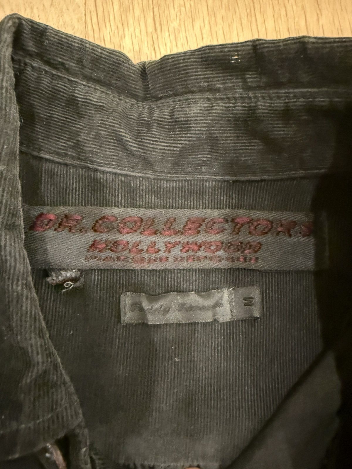 Dr. Collectors Dr. Collectors Black Corduroy Picasso Shirt Button Down Size US M / EU 48-50 / 2 - 3 Thumbnail