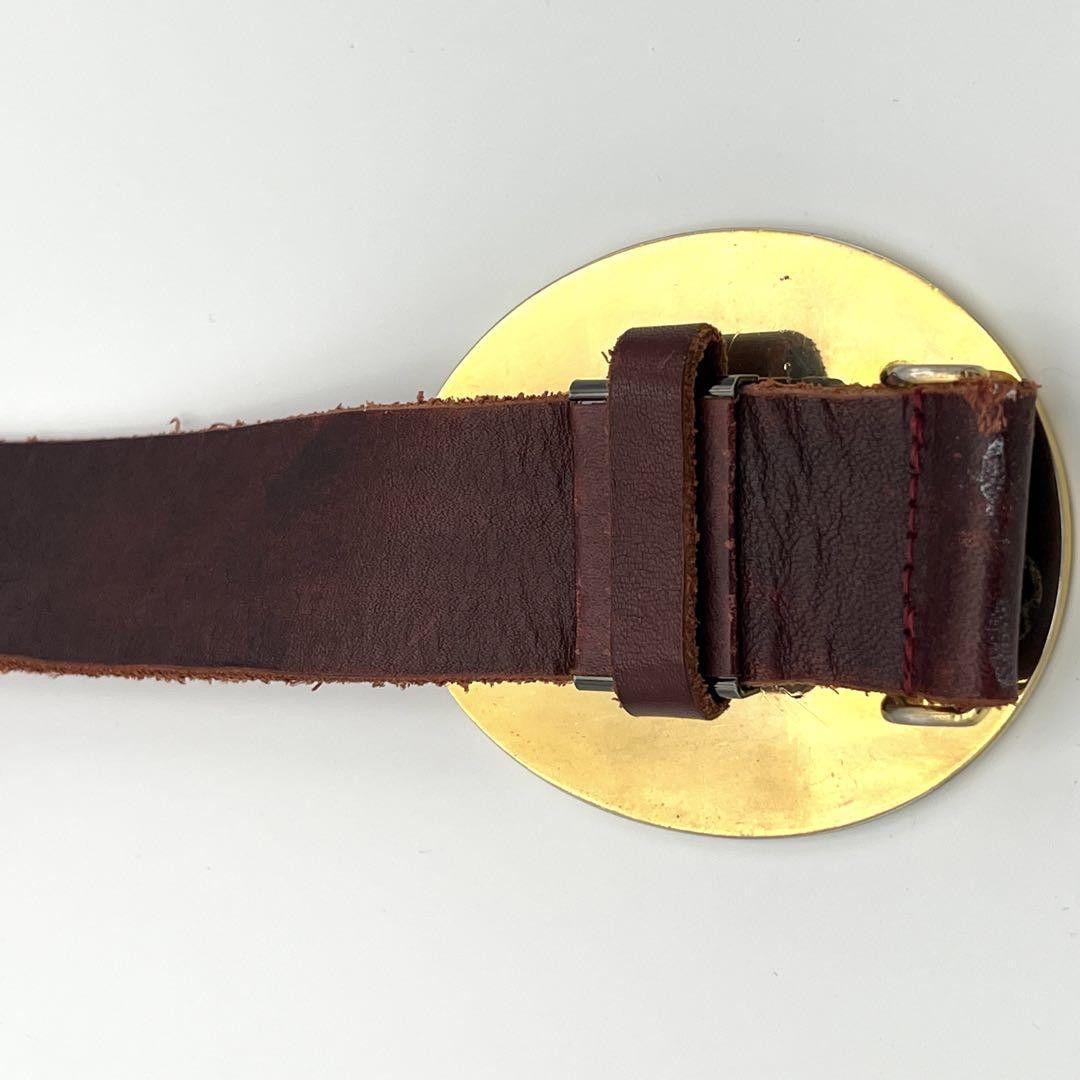 Vivienne Westwood Orb Crest Buckle Leather Belt Size ONE SIZE - 3 Thumbnail