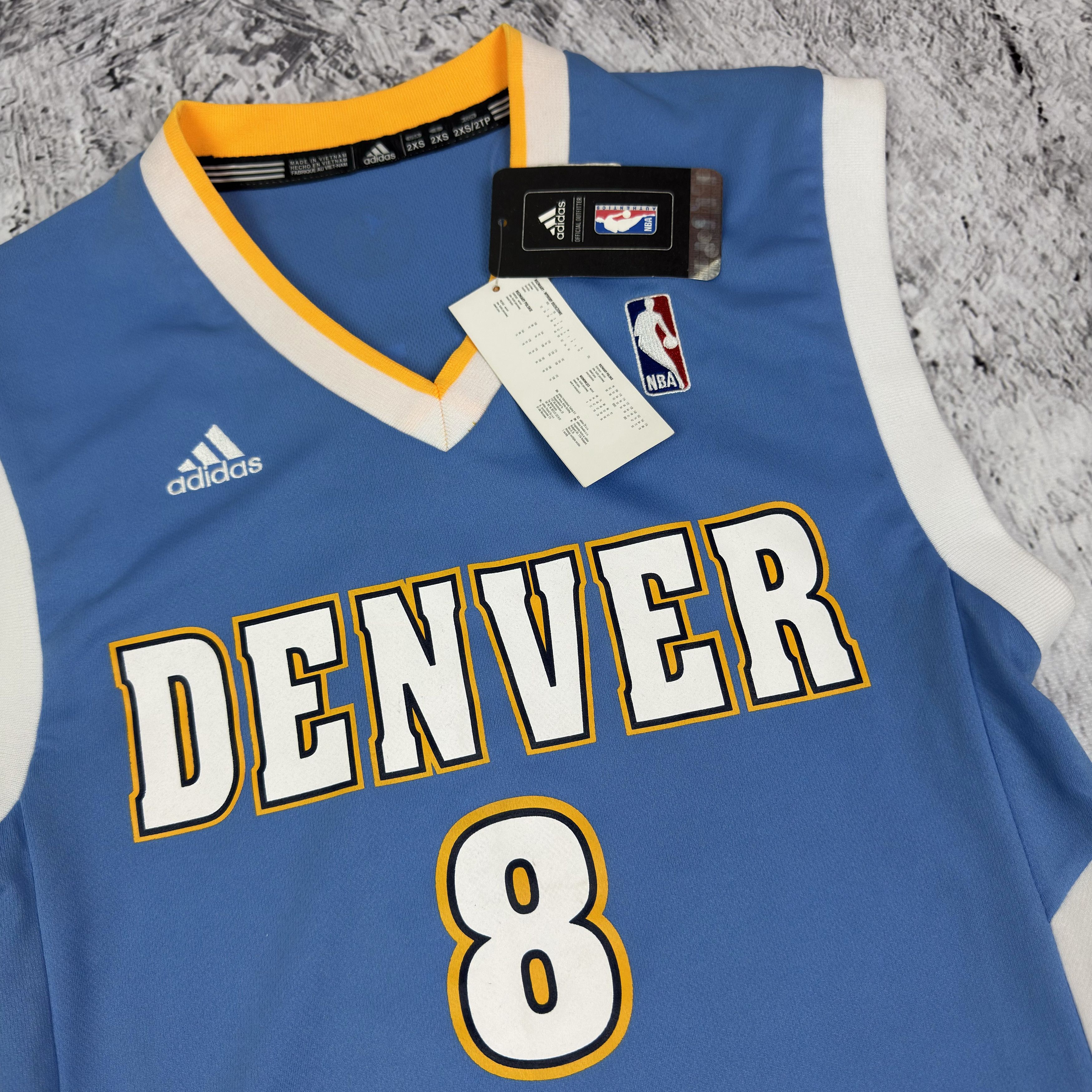 Adidas Adidas Men's Denver Nuggets Danilo Gallinari #8 Jersey 2XS Size US XS / EU 42 / 0 - 3 Thumbnail