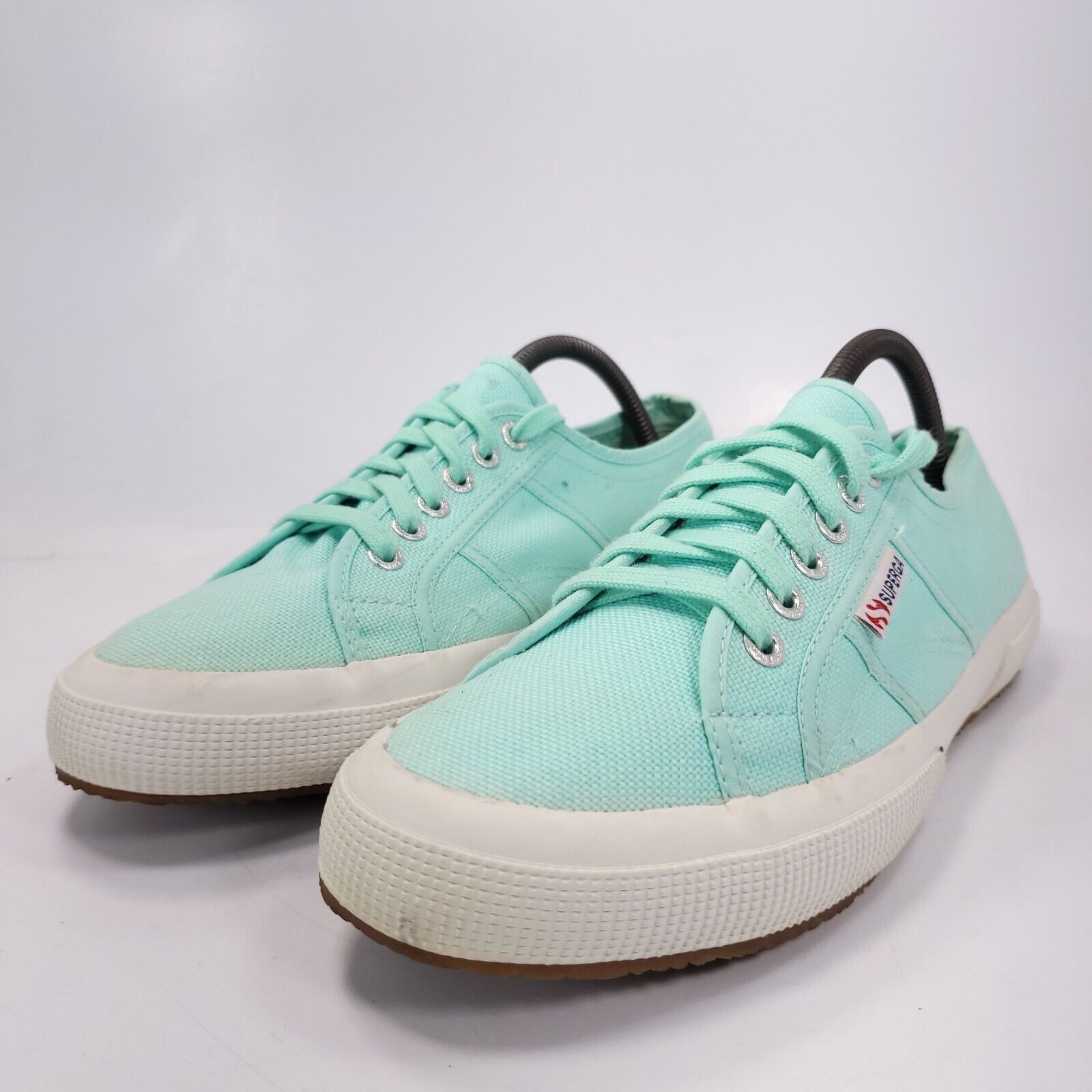 Superga Superga 2750 Cuto Shoe Womens Size 10 S00010-C60 Green White Size US 10 / IT 40 - 1 Thumbnail
