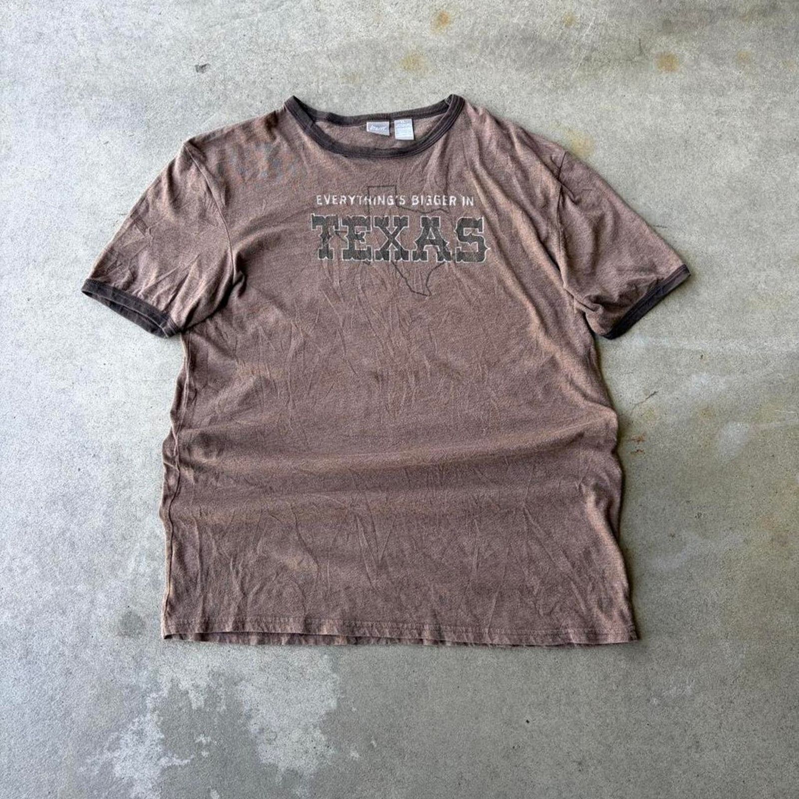 Hanes 90s bigger in texas ringer Size US XL / EU 56 / 4 - 1 Thumbnail