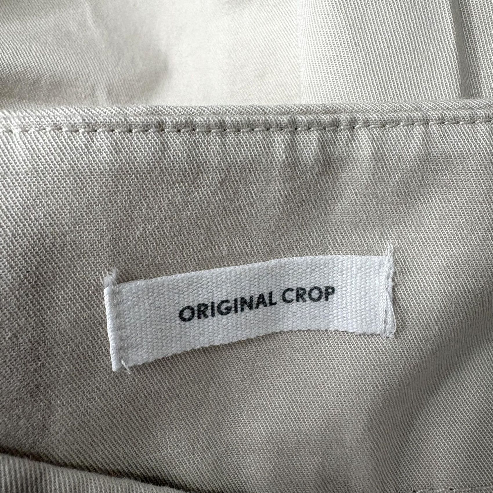 Loft LOFT Beige Crop Pants Womens 14 Twill Stretch Straight Leg NWT Casual Workwear Pockets Zip Front Flat Front 24in Inseam Regular Size 36" / US 14 / IT 50 - 5 Thumbnail