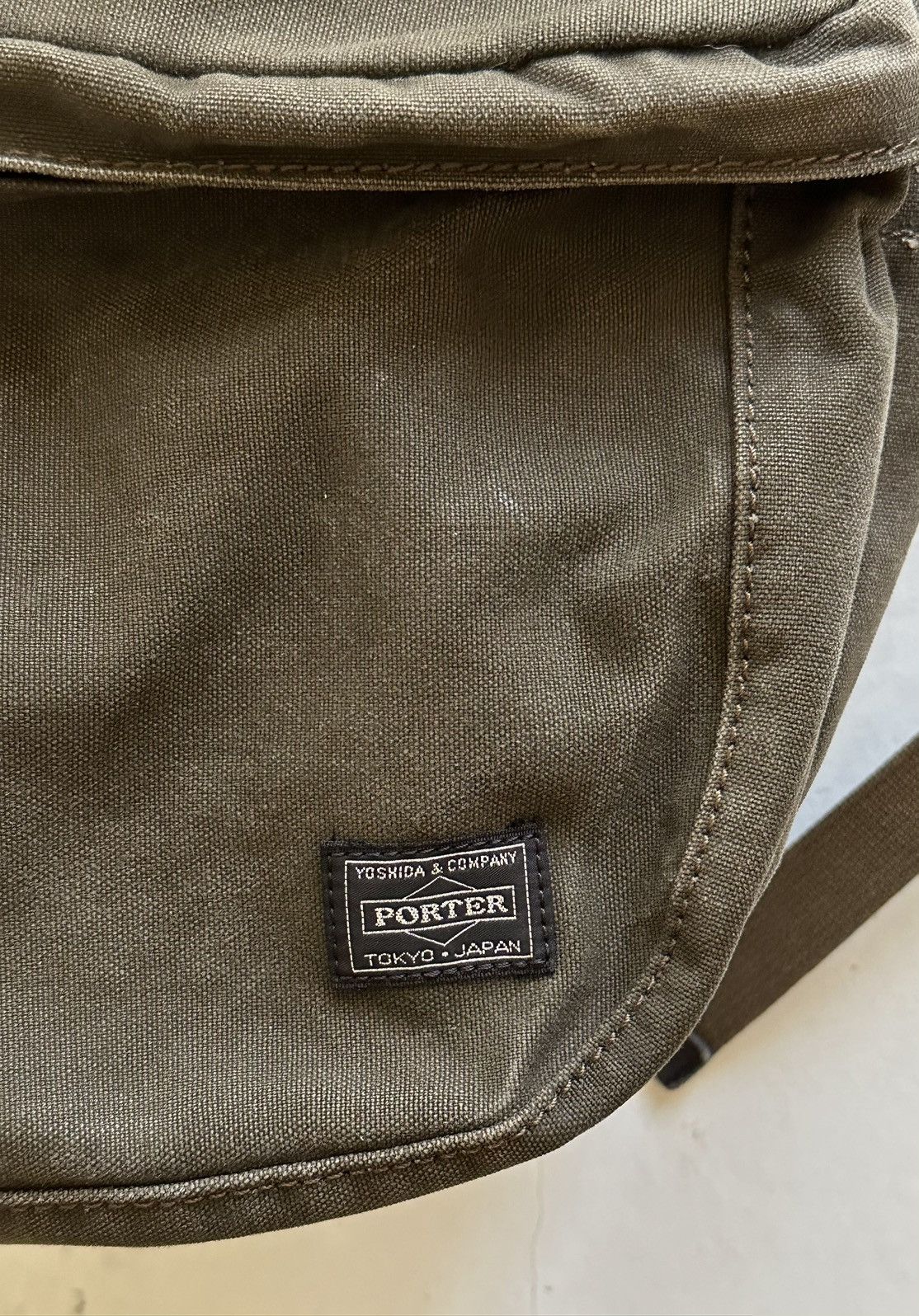 Porter Porter Vintage Stone Washed Canvass Backpack Size ONE SIZE - 2 Thumbnail