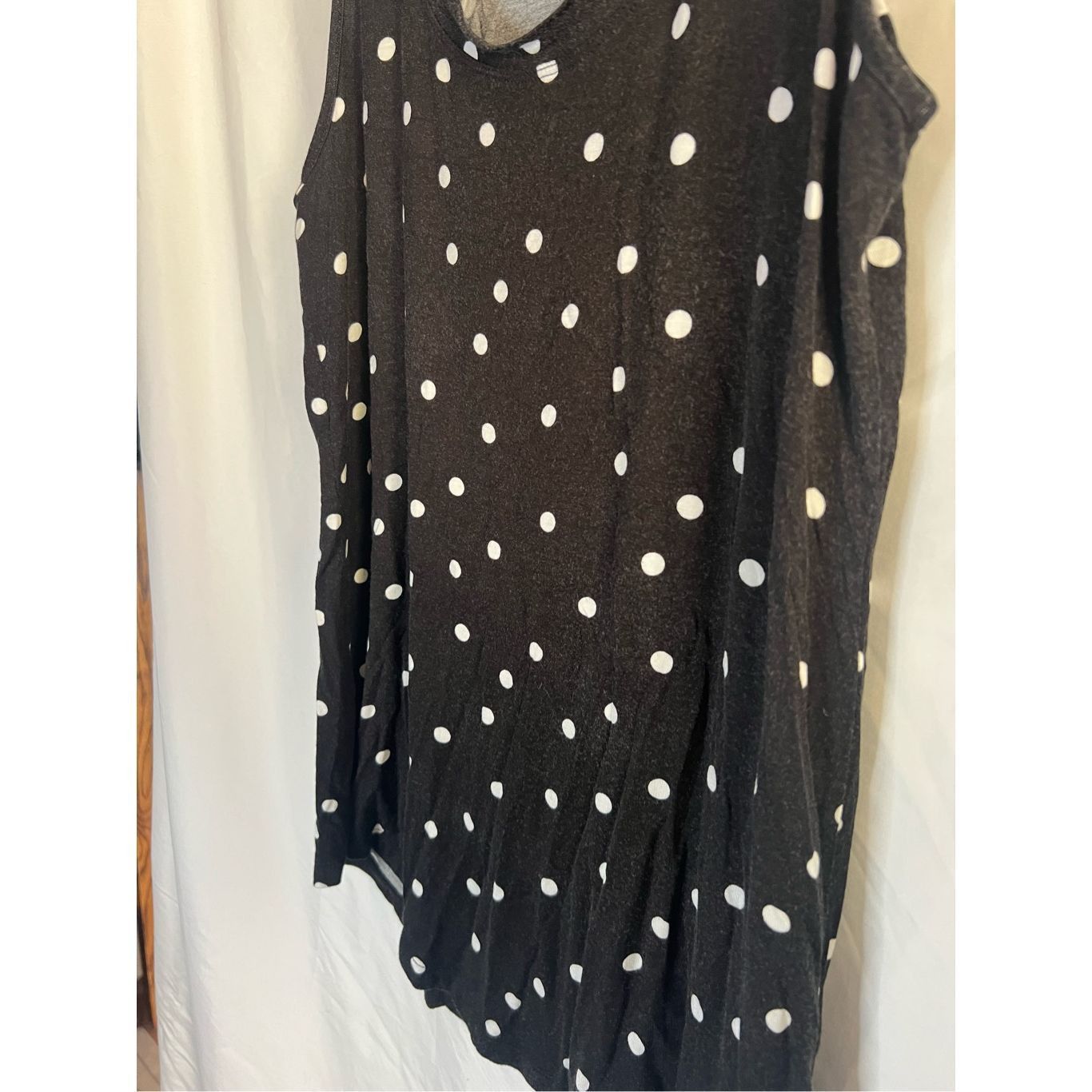 Other Maurices Black With White Polkadots Tank Top Woman’s Size Sm Size S / US 4 / IT 40 - 2 Thumbnail