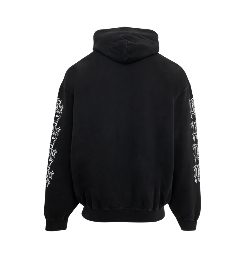 Vetements o1h1sh11225 Cof Logo Oversized Hoodie in Black Size US M / EU 48-50 / 2 - 2 Thumbnail