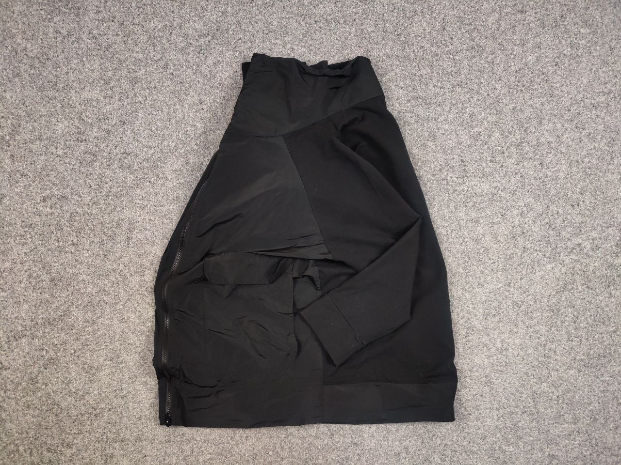 Japanese Brand ZEITLOS by Luana Design Black Oversized Zip Light Jacket Size M / US 6-8 / IT 42-44 - 13 Thumbnail