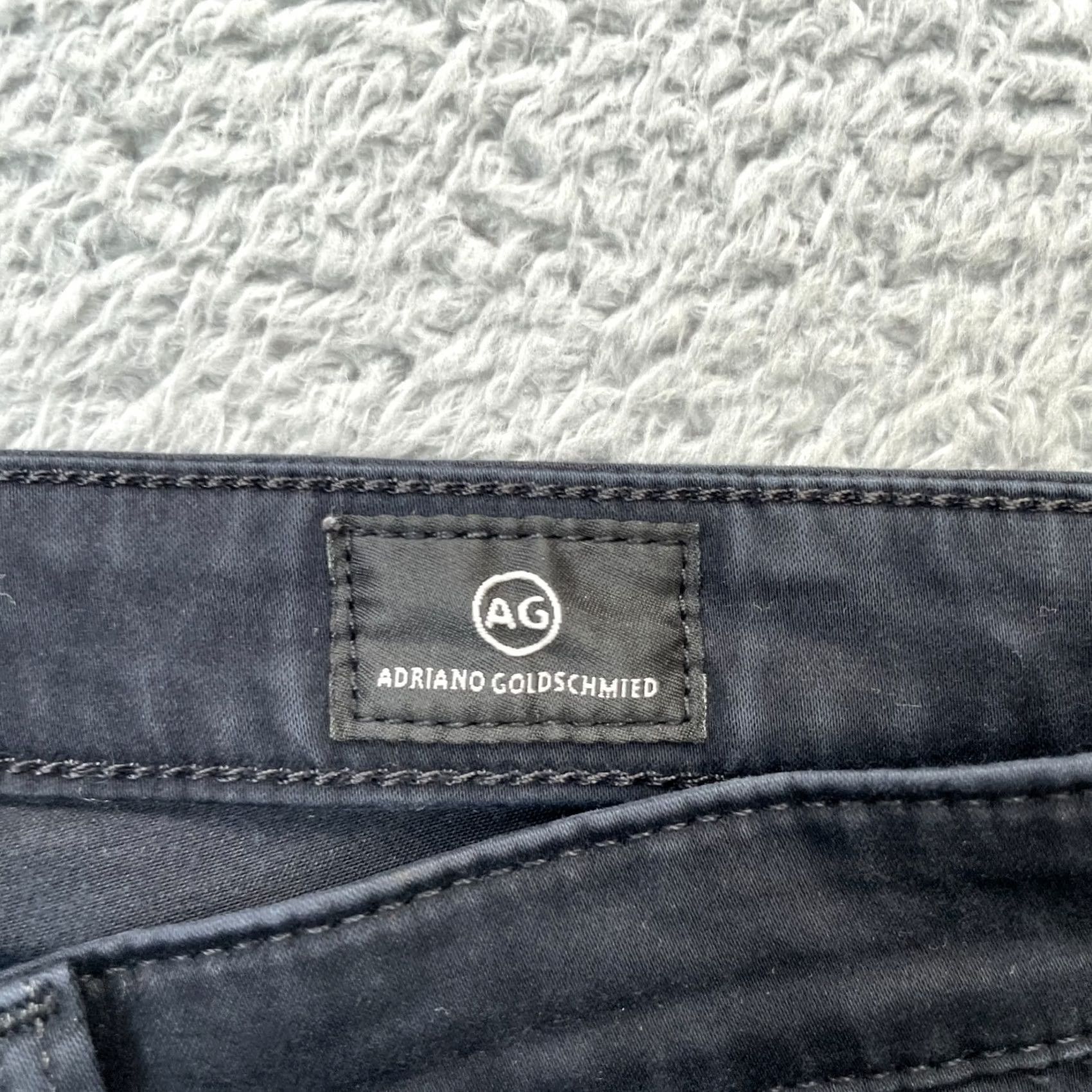 Denime AG Adriano Goldschmied Jeans Womens 25R Blue Skinny Denim Cotton Dark Wash City USA 5-Pocket Mens? Womens Size 42" / US 20 - 3 Thumbnail