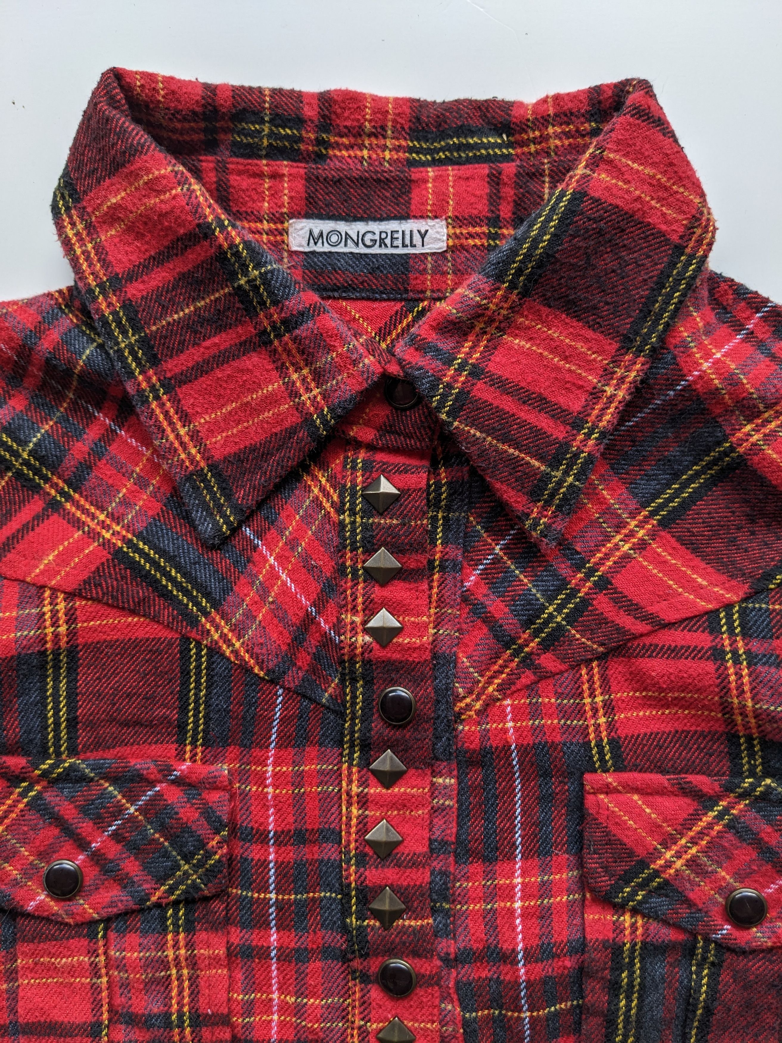 Japanese Brand × Seditionaries Mongrelly anarchy punk checked shirt Size XS / US 0-2 / IT 36-38 - 3 Thumbnail