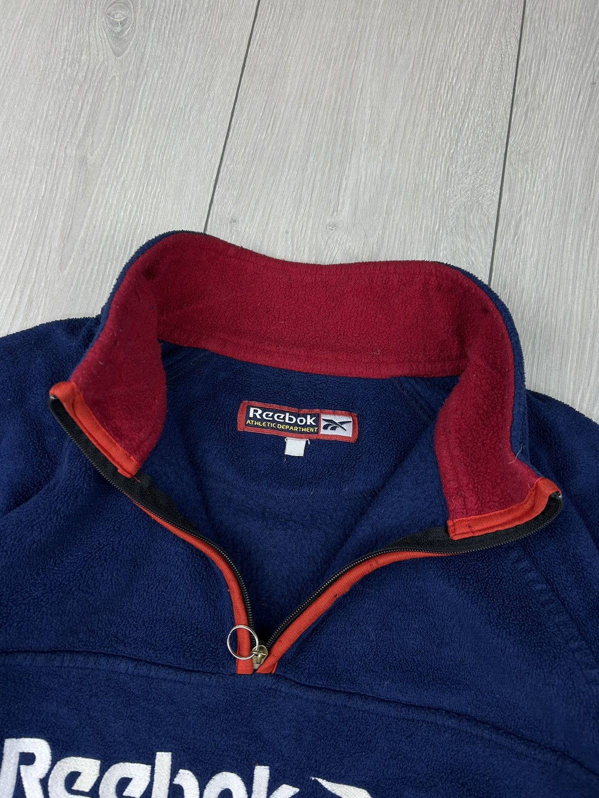 Reebok × Vintage Reebok Vintage Fleece 1/4 zip Sweatshirt Size XL Size US XL / EU 56 / 4 - 5 Thumbnail